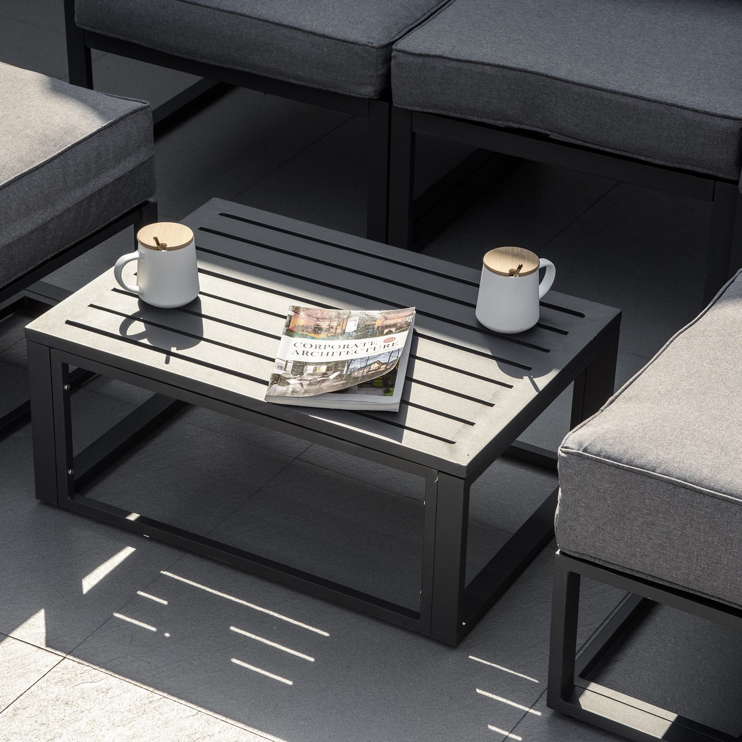 6 Piece Outdoor Couch, Sectional Sofa Set