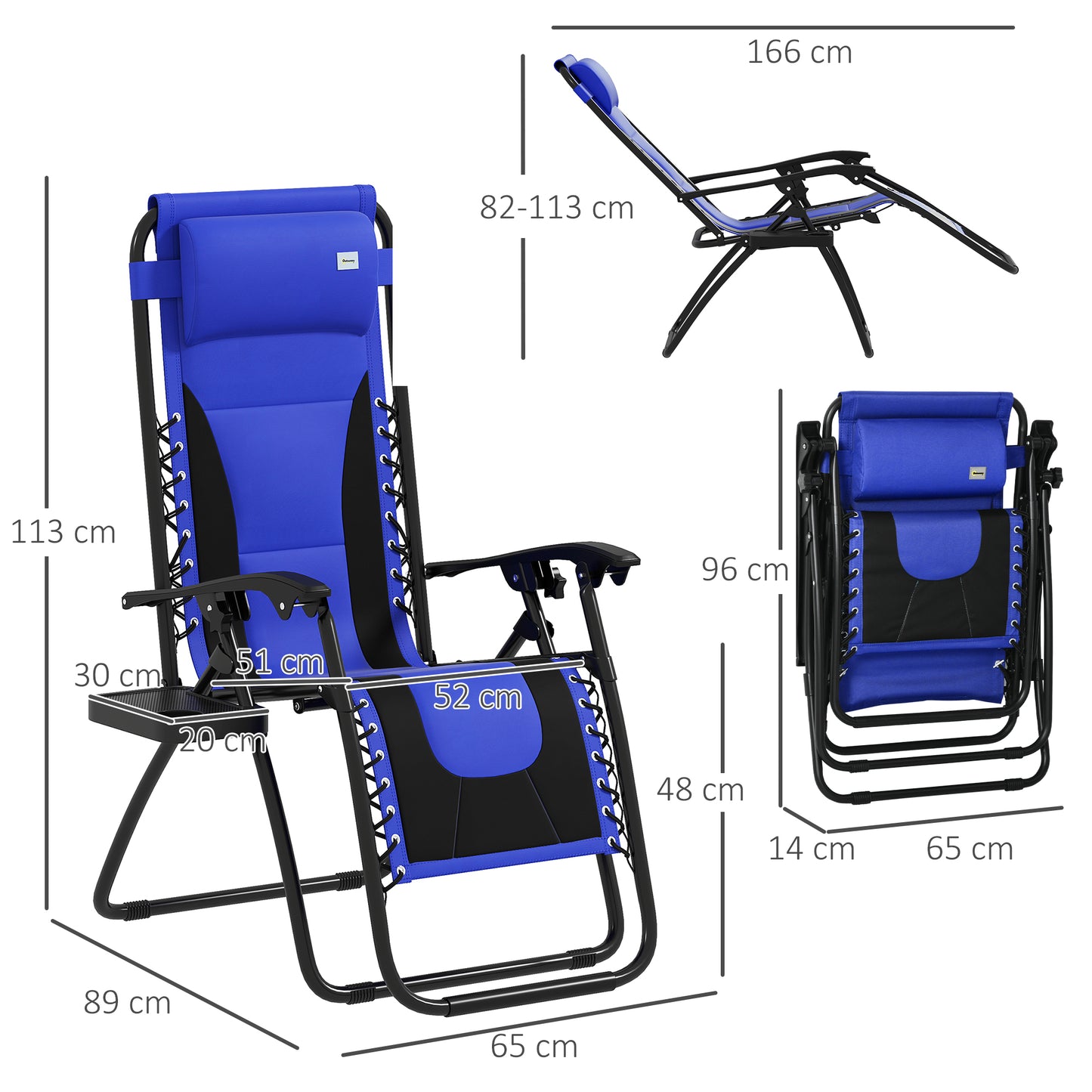 Zero Gravity Lounger Chair Set of 2 (1)