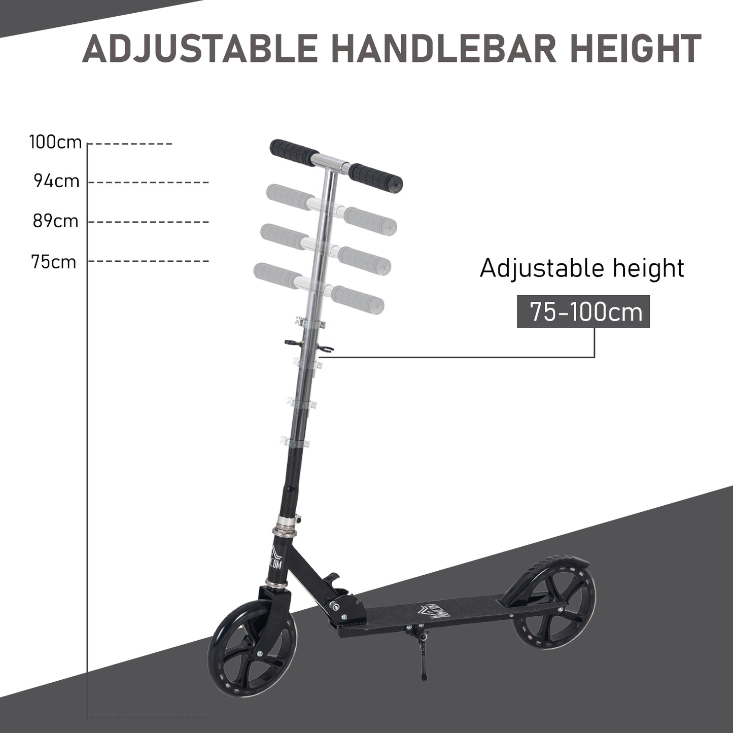 Kids Scooter Teenager Kick Scooter Foldable 4 Levels Adjustable