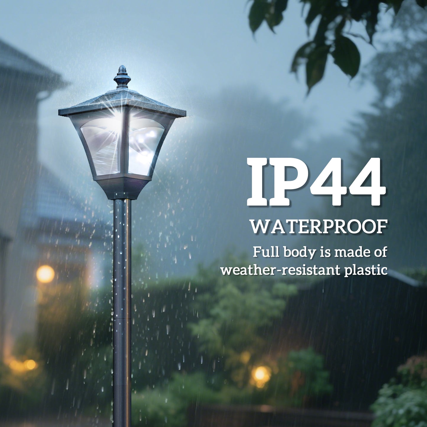 1.2m Solar Powered Outdoor Lamp Post
