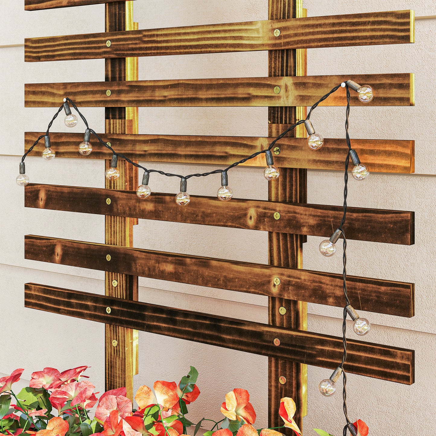 Raised Garden Bed with Trellis