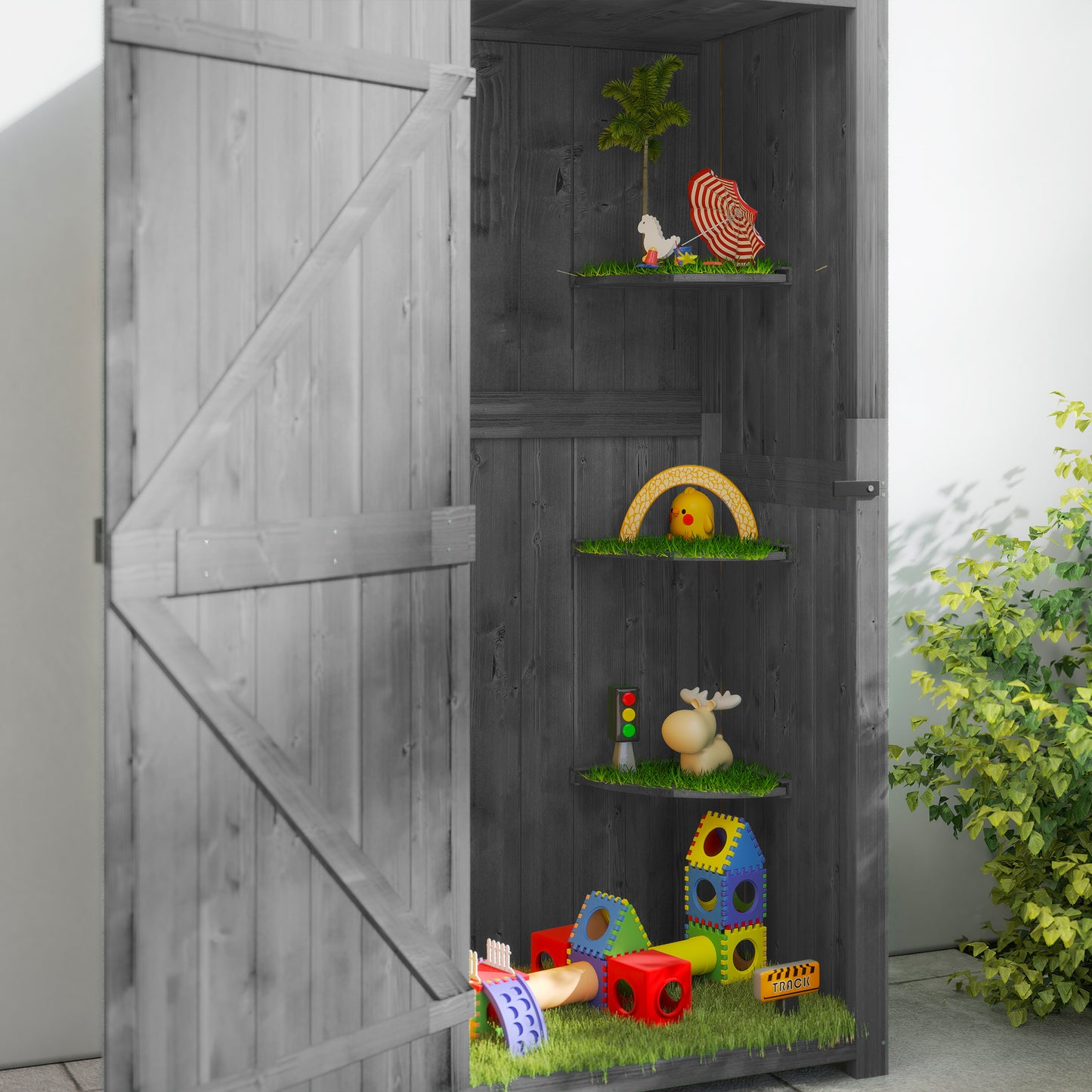 Wooden Garden Shed, Utility Outdoor Small Shed