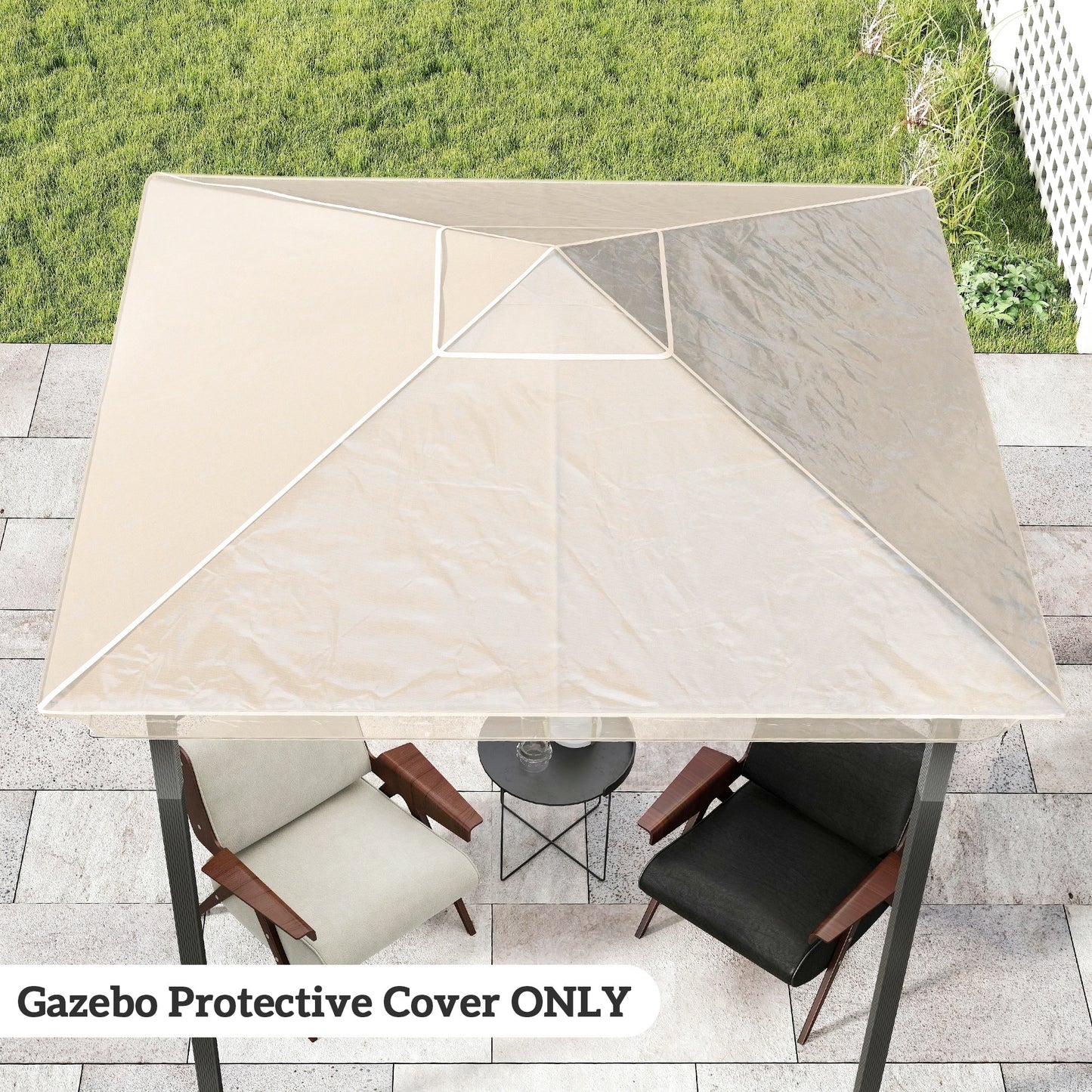 2 x 2 (m) Gazebo Protective Cover, Waterproof Cover for Gazebo