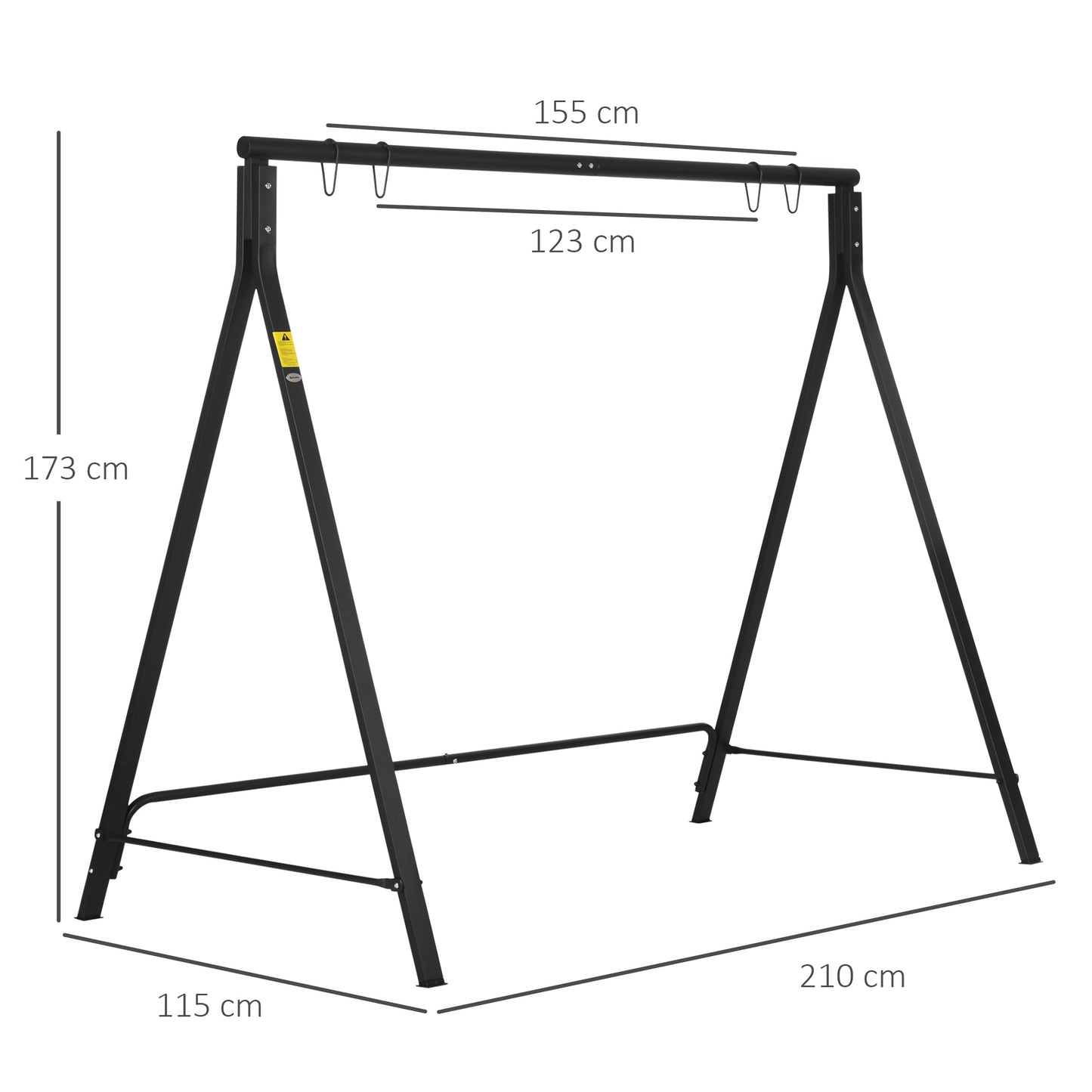 Steel Frame Multi-Swing Seat Frame