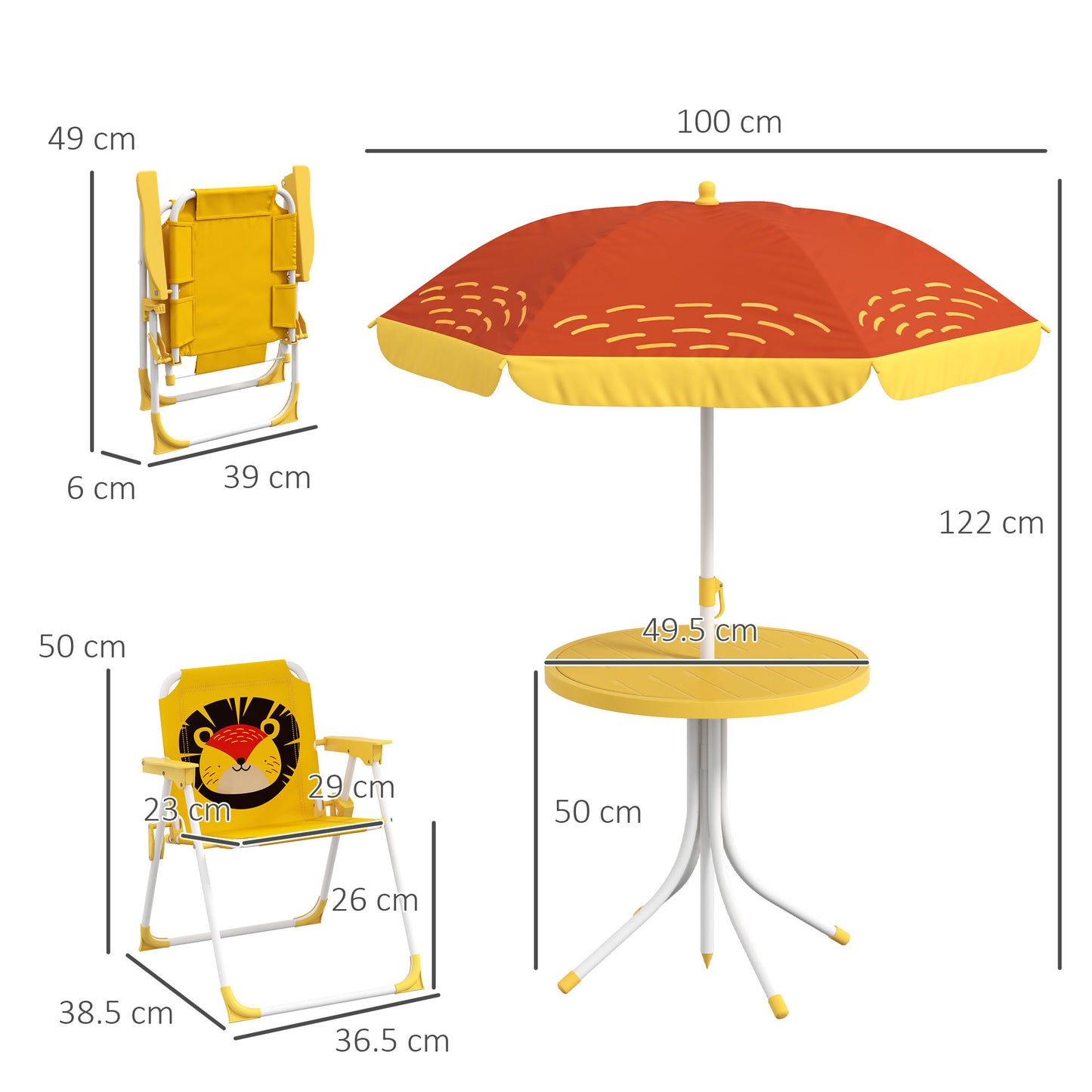 Kids Picnic Table and Chair Set (1)