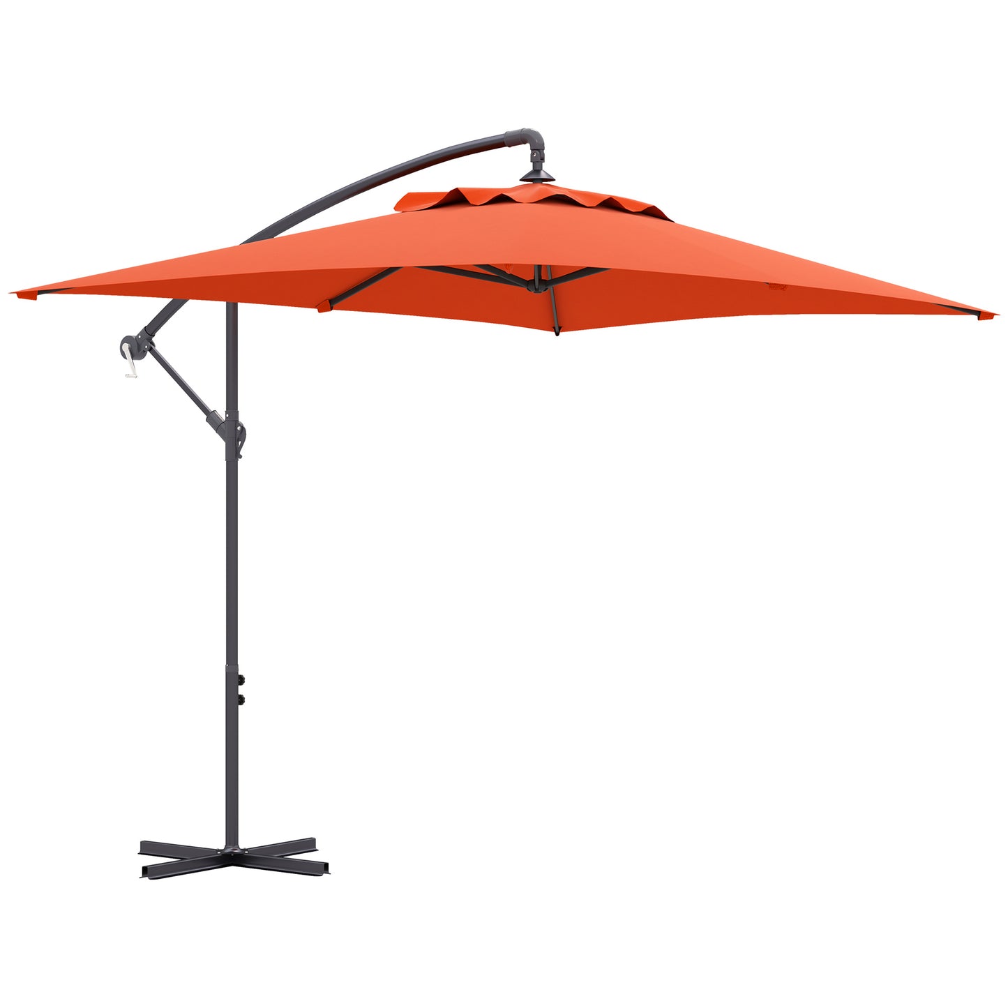 3(m) Cantilever Overhanging Parasol, with Cross Base