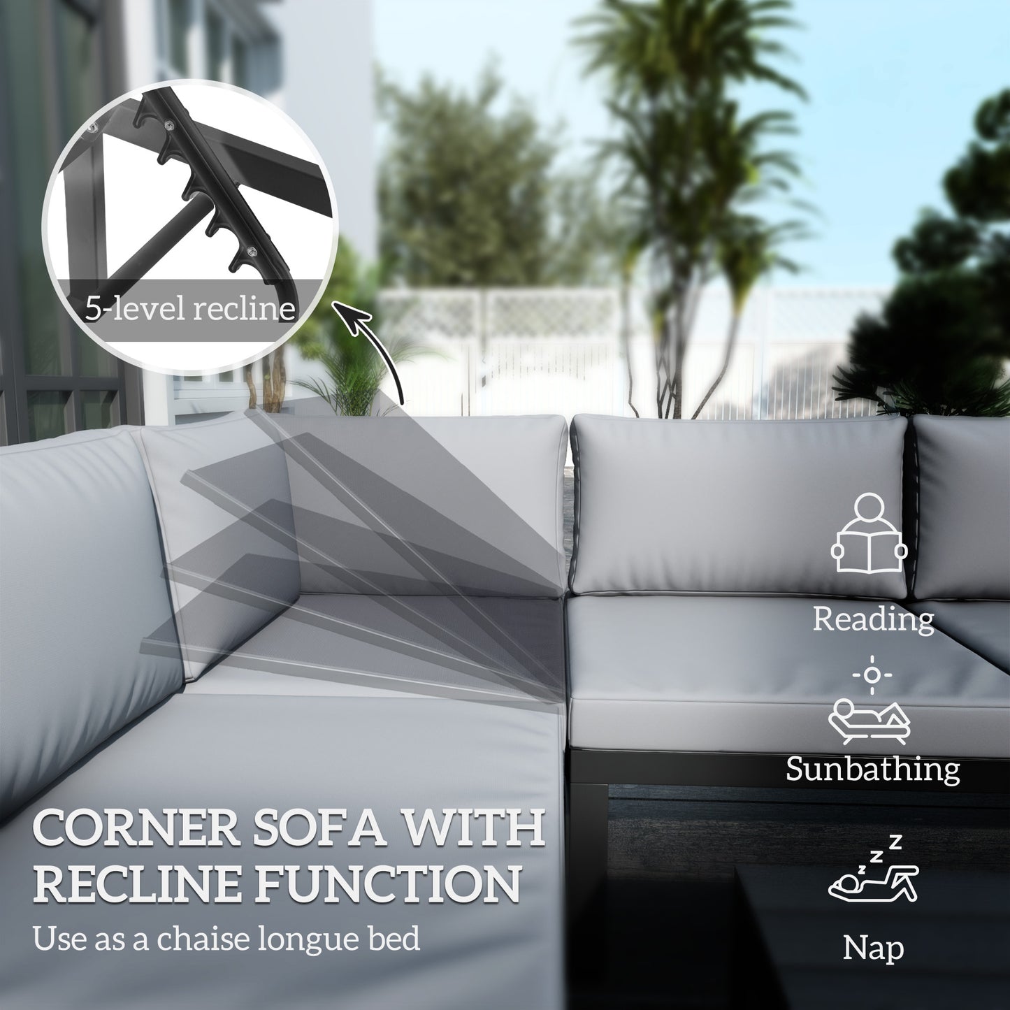 4 Pieces Garden Furniture Set (1)
