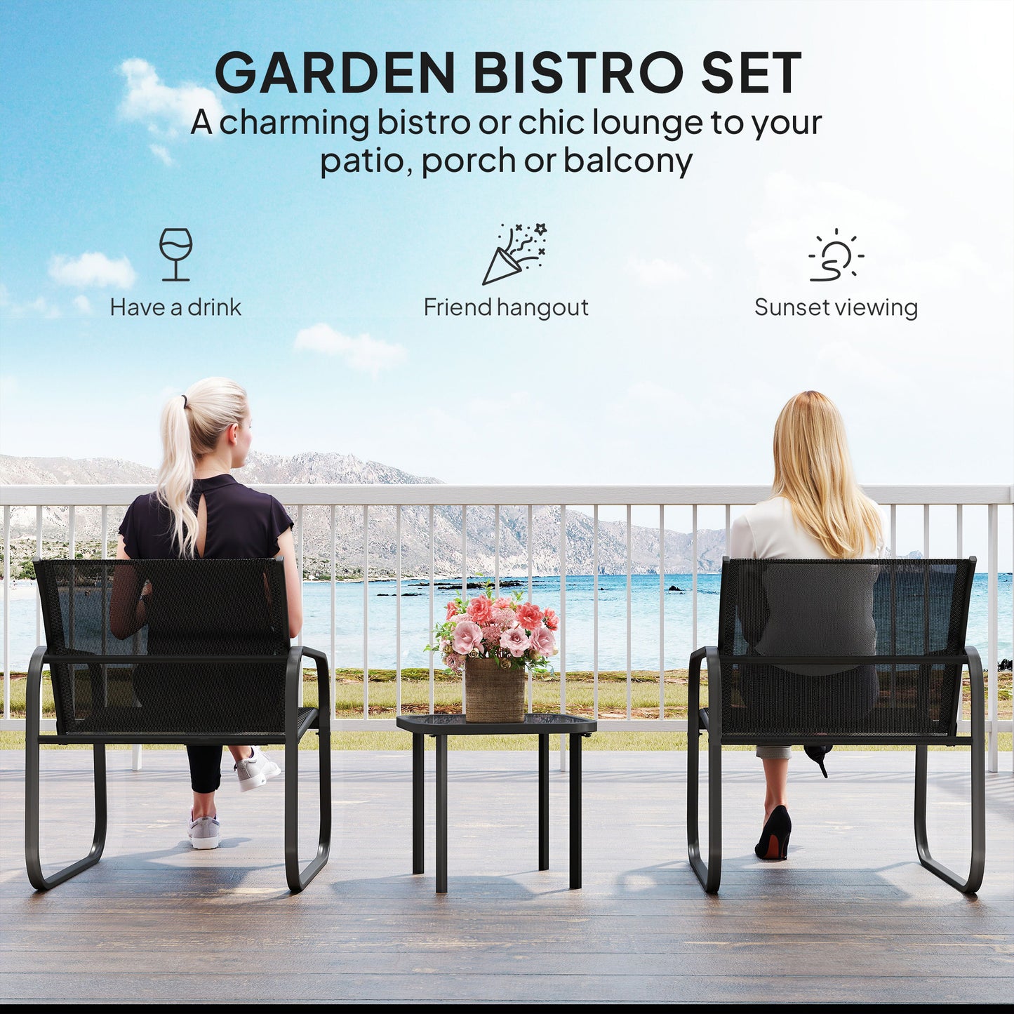 Three-Piece Garden Seating Set