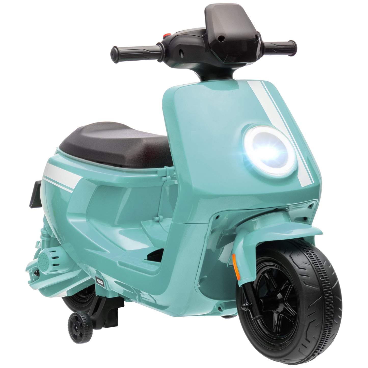 6V Ride on Motorbike, Kids Electric Motorbike w/ Headlights, Music