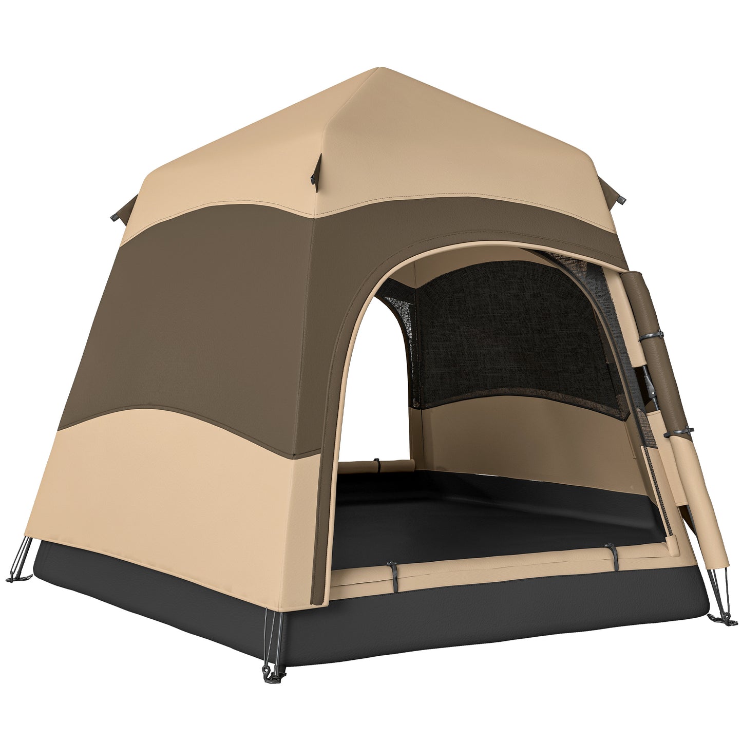 Double Layer Instant Pop Up Tent with Rainfly