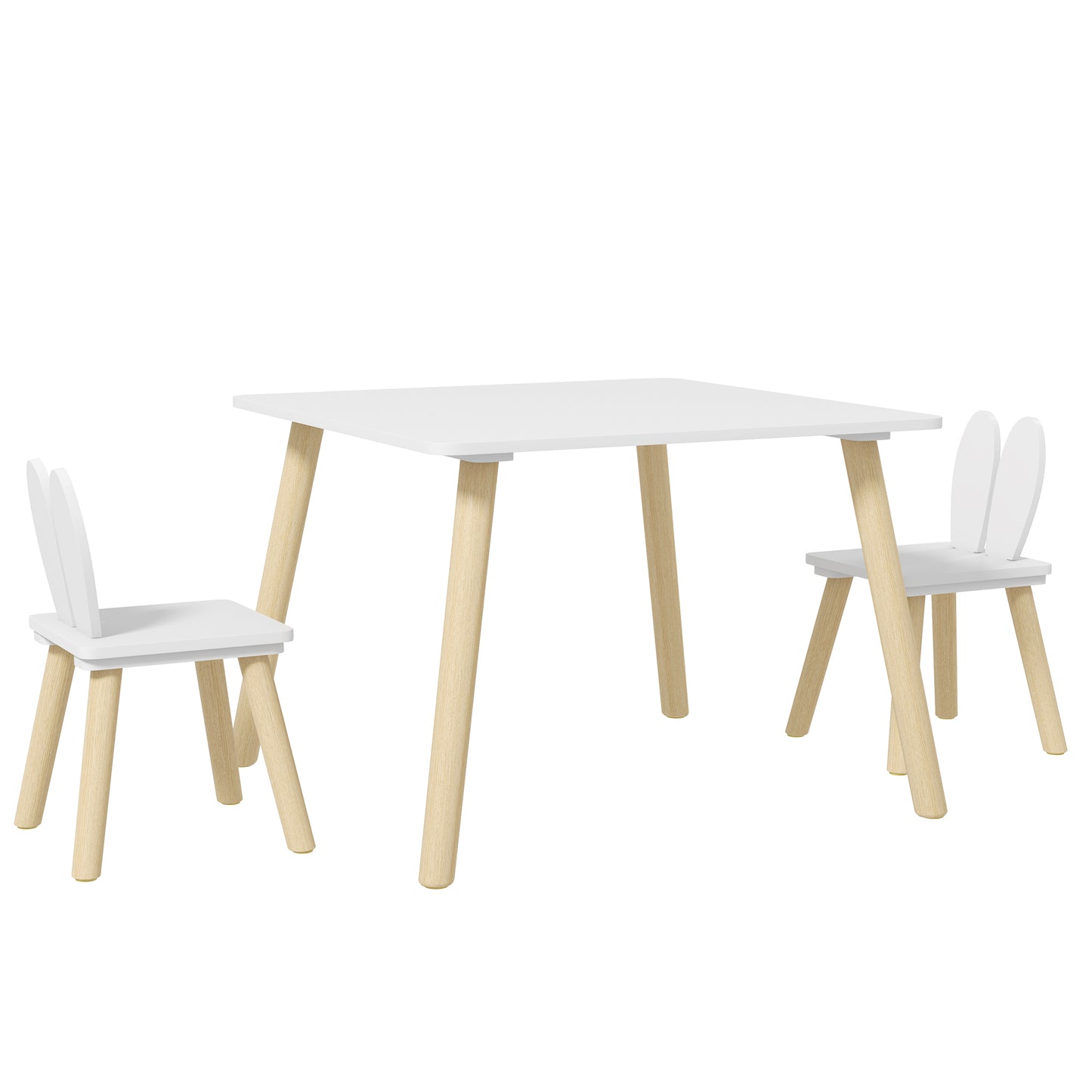 3 Pcs Toddler Table and Chair Set