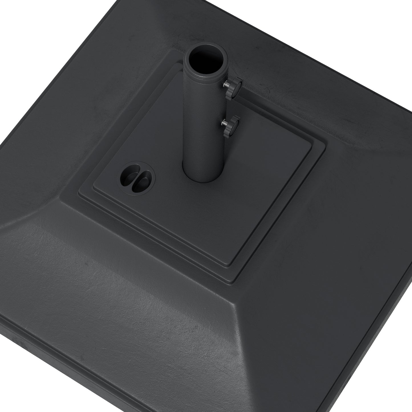 60kg Water/Sand Fillable Parasol Base, with Wheels