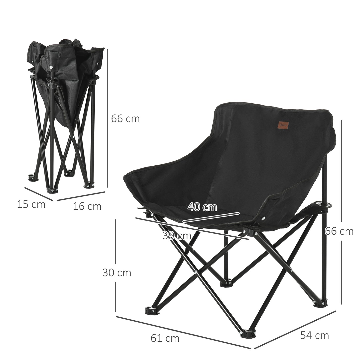 Camping Chair, Lightweight Folding Chair with Carrying Bag