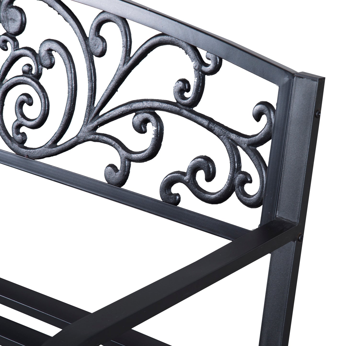 2-Seater Garden Bench, Steel