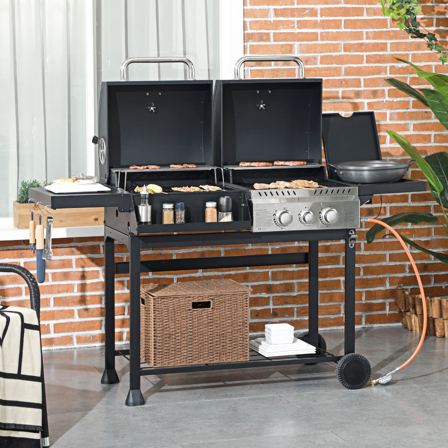 Dual Fuel BBQ Grill