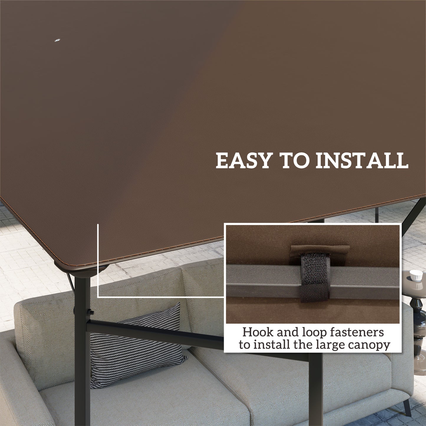 3 x 3(m) Gazebo Canopy Replacement Cover
