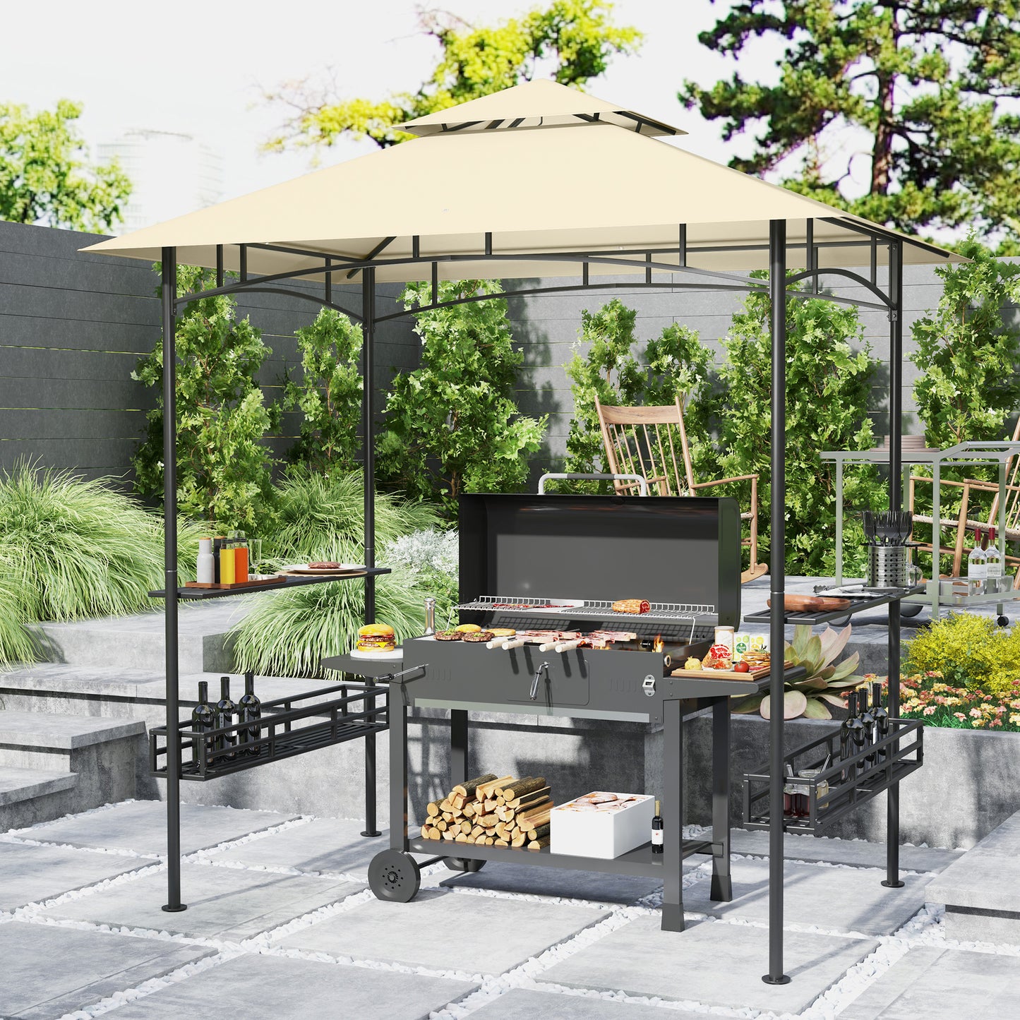 8' x 5' Grill Gazebo Canopy