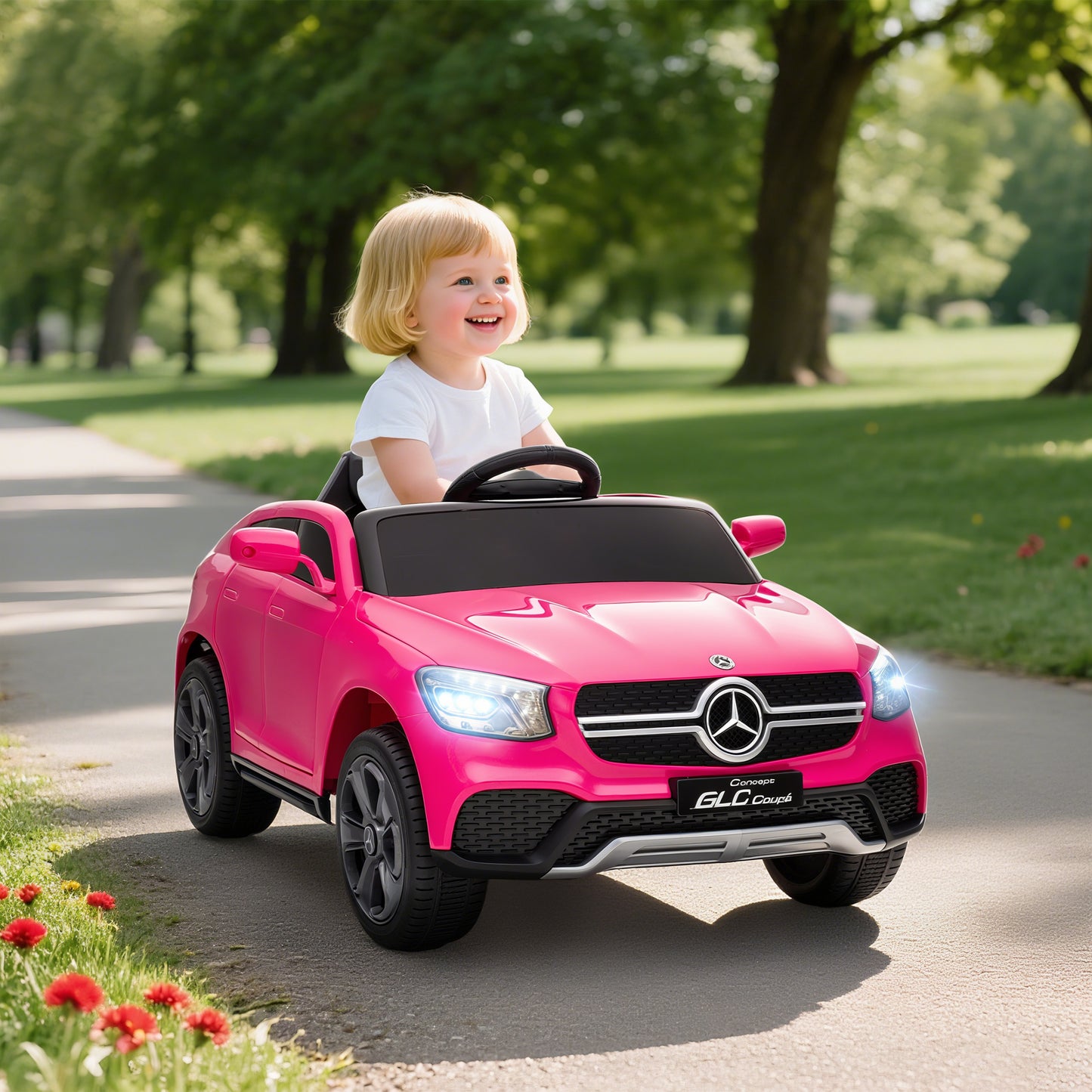 Mercedes-Benz GLC Licensed Kids Ride on Car with Remote Control