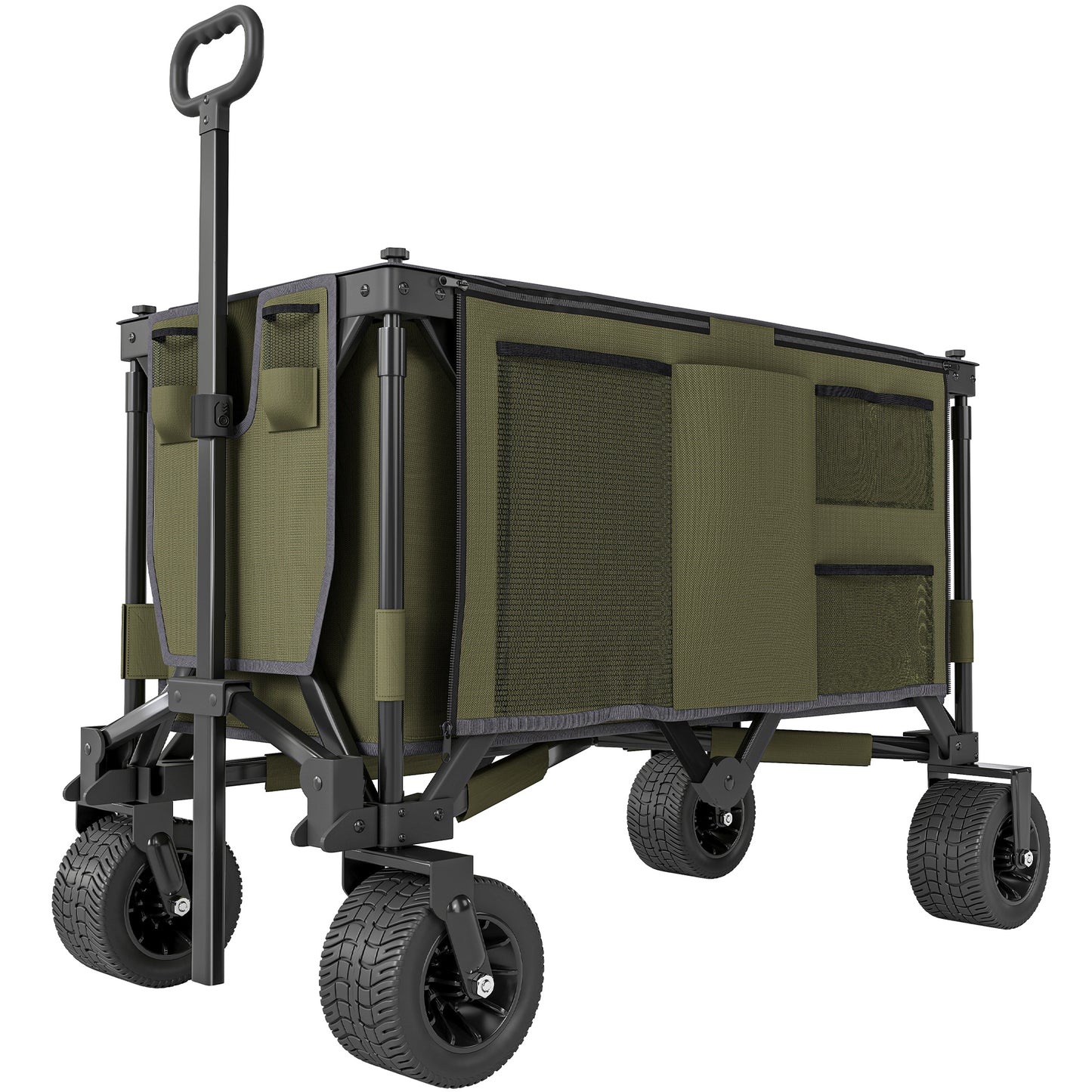 Folding Garden Trolley, Cargo Traile on Wheels