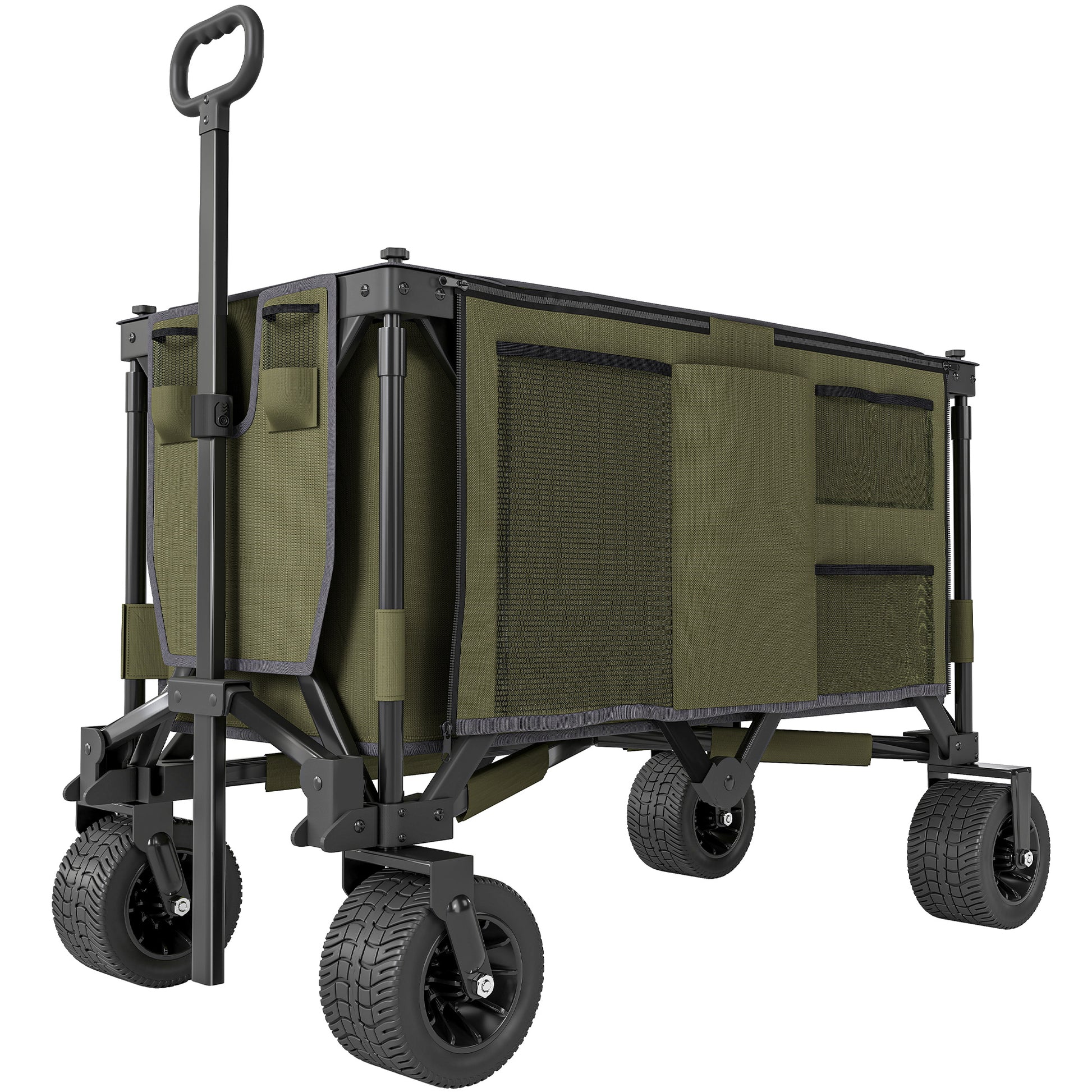 Folding Garden Trolley, Cargo Traile on Wheels