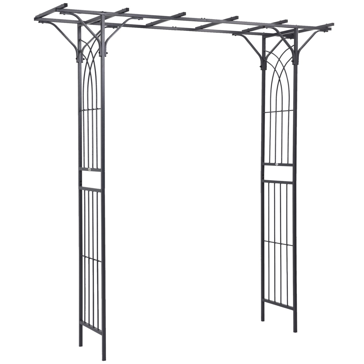 210cm Decorative Metal Garden Trellis Arch