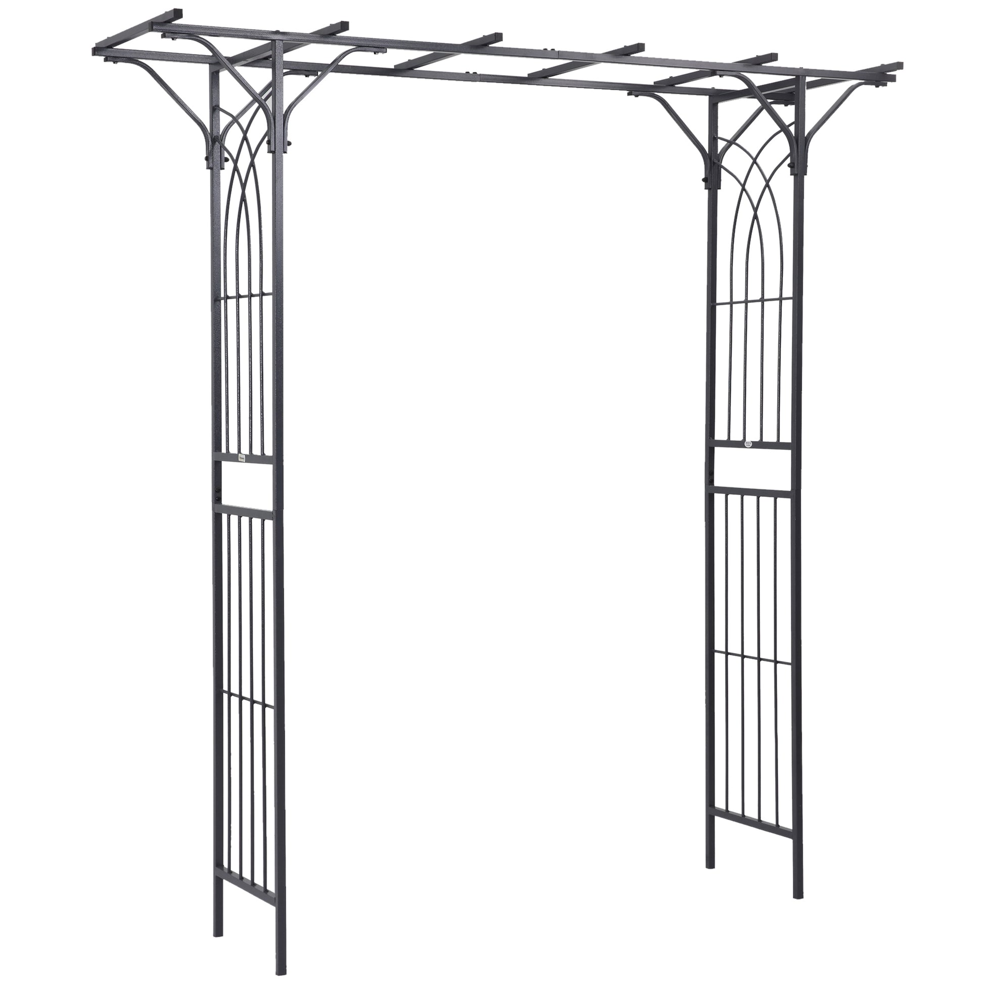 210cm Decorative Metal Garden Trellis Arch