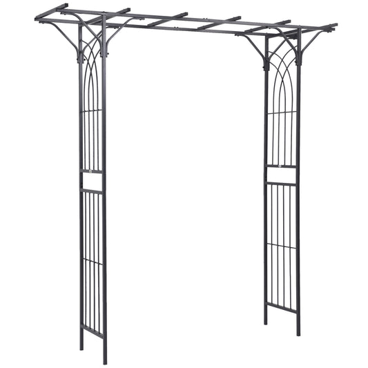 210cm Decorative Metal Garden Trellis Arch