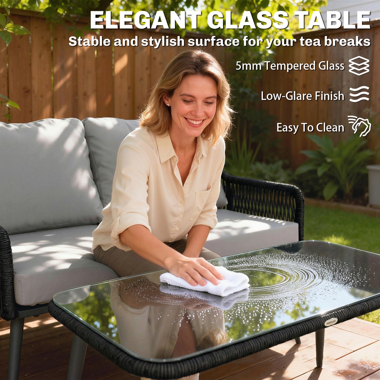 Rattan Garden Furniture Set (2)