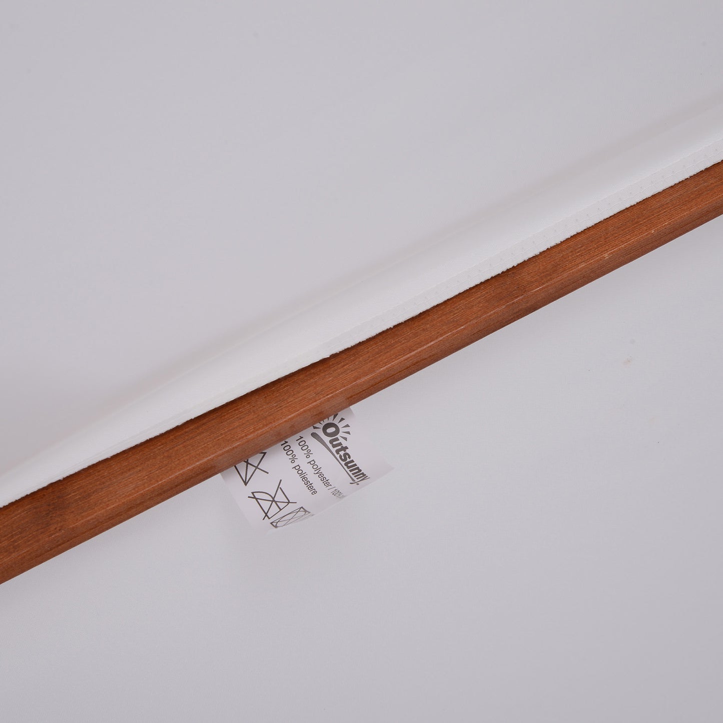 2.7m Elegant Wooden Frame Parasol Umbrella