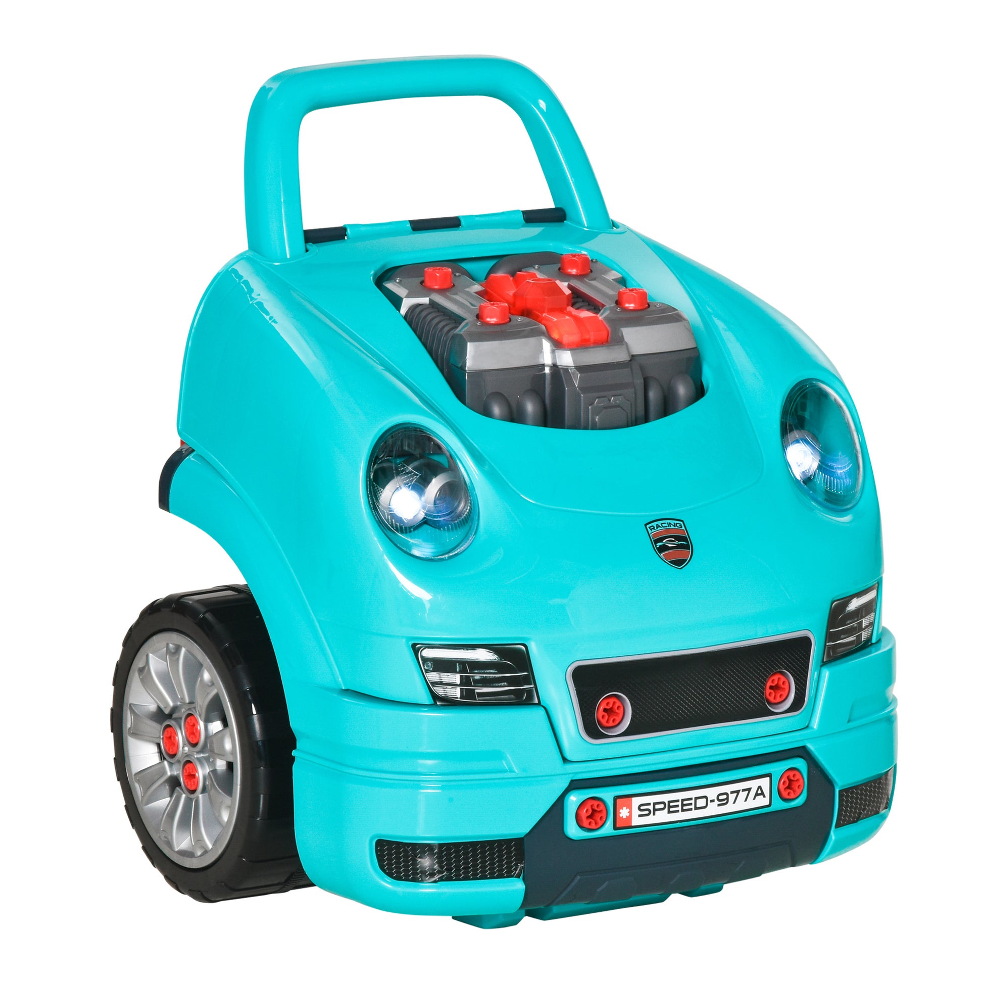 Kids Truck Engine Toy Set, with Horn, Light, Car Key