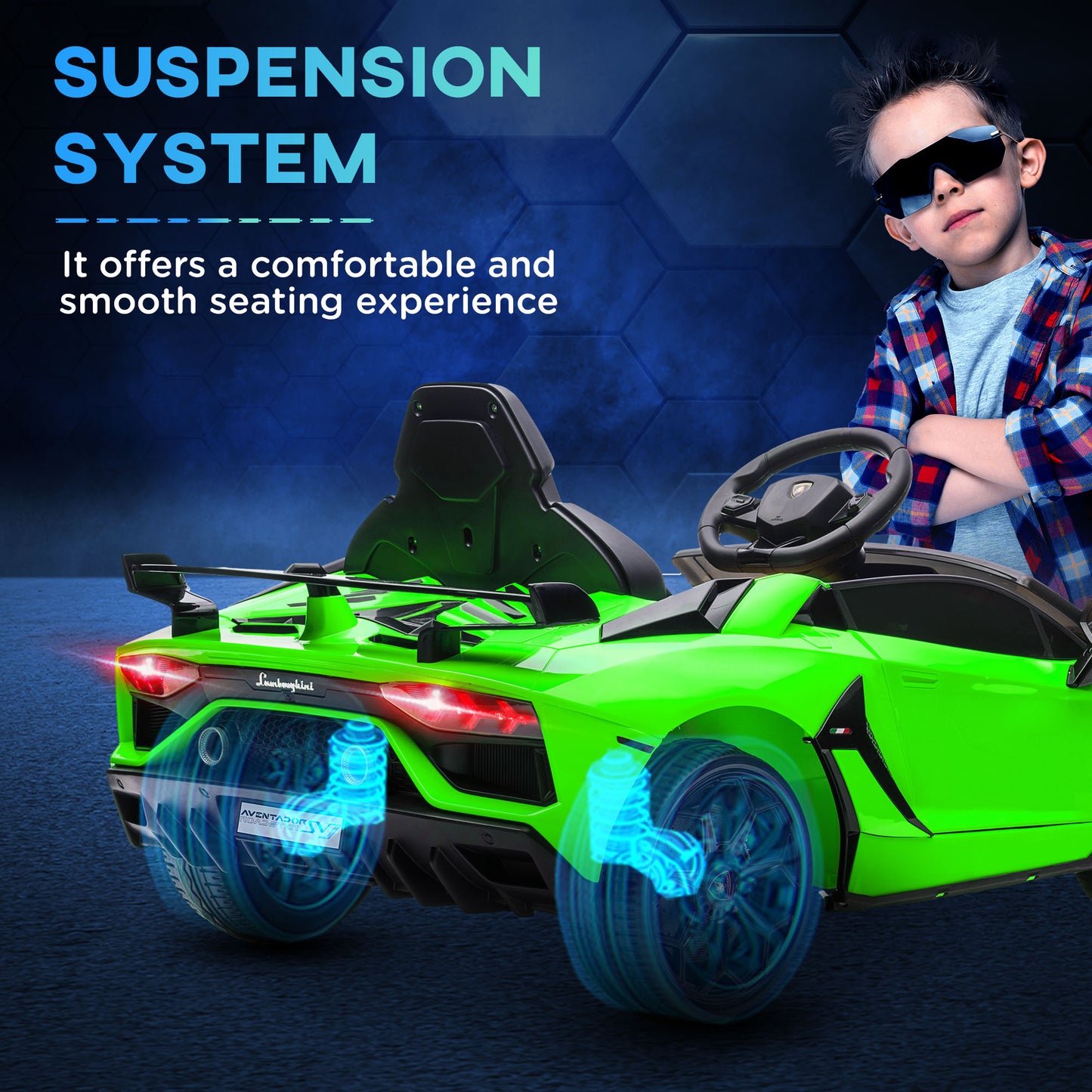 Lamborghini Licensed 12V kids Electric Car w/ Butterfly Doors