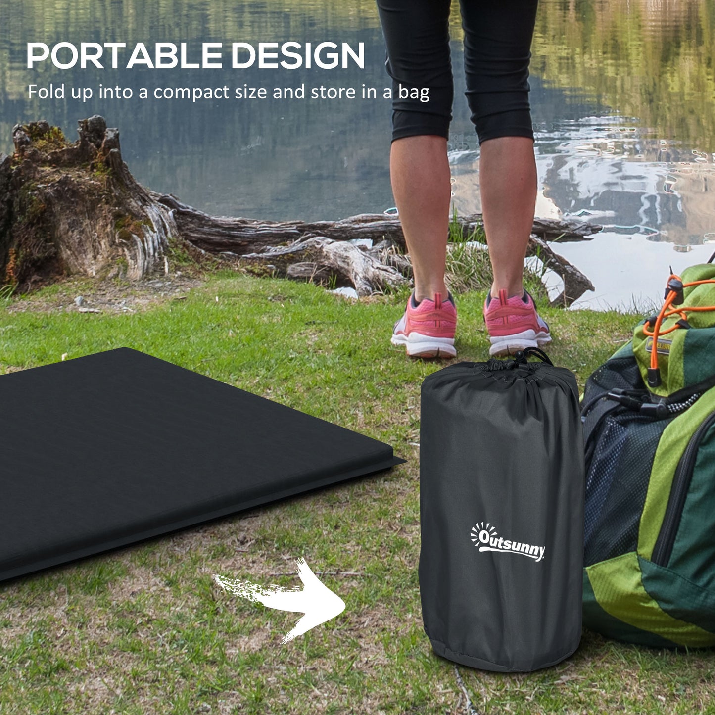 Camping Tent with Self Inflatable Mattress (2)