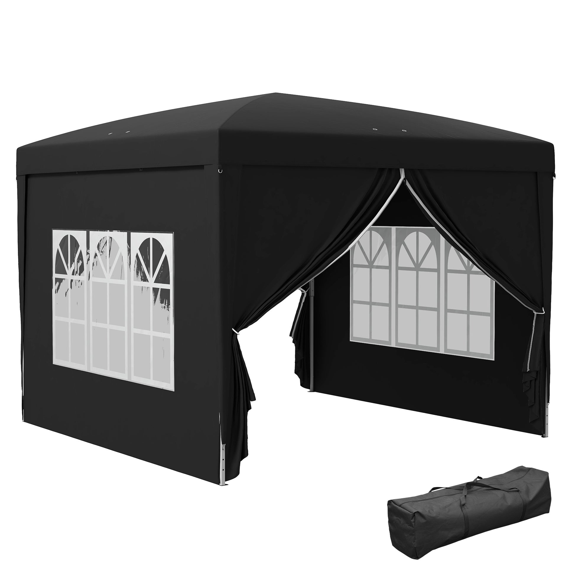 3 x 3 m Garden Pop Up Gazebo, Wedding Party Tent Marquee