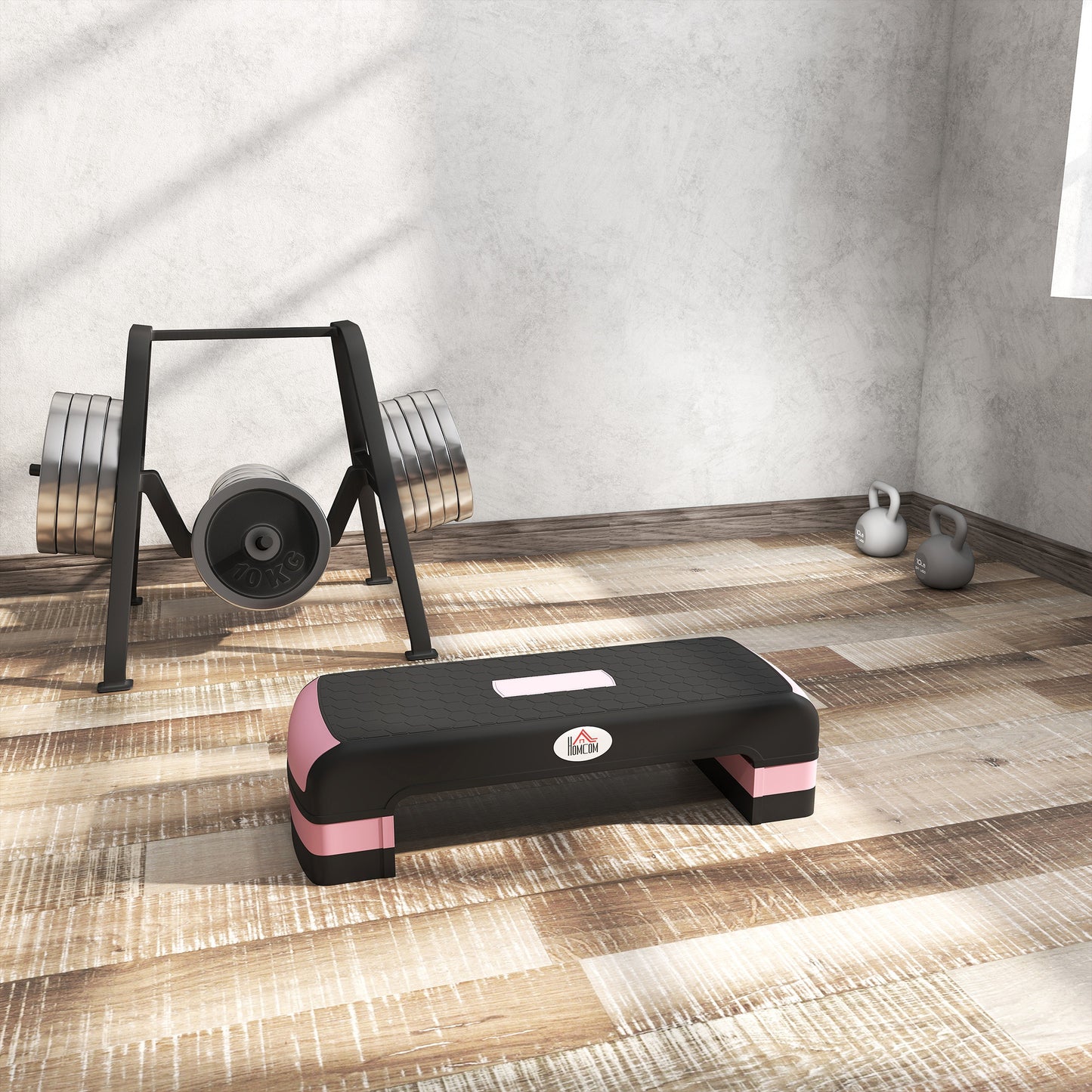 Aerobic Step with 3-Level Adjustable Heights for Home (1)