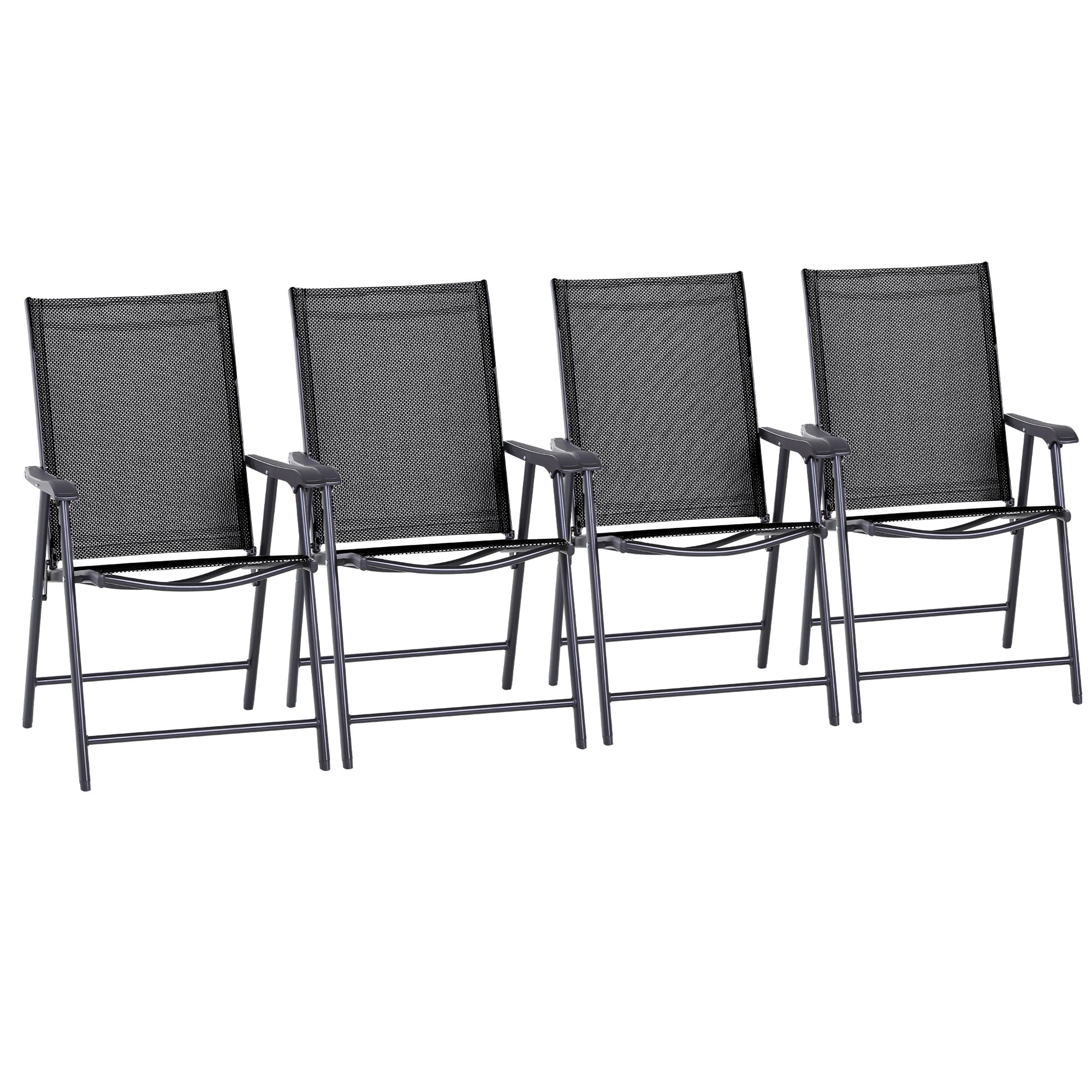Folding Garden Chairs, Metal Frame Garden Chairs Outdoor Patio Park