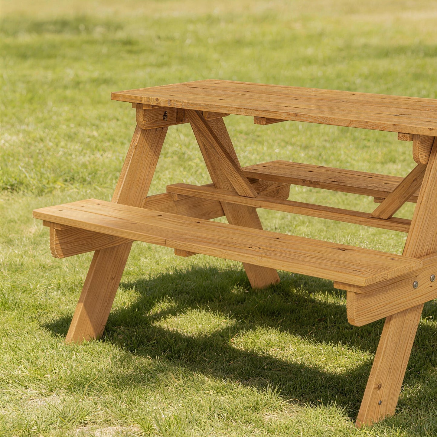 Kids Picnic Table for Outdoor Wooden Table & Bench Set
