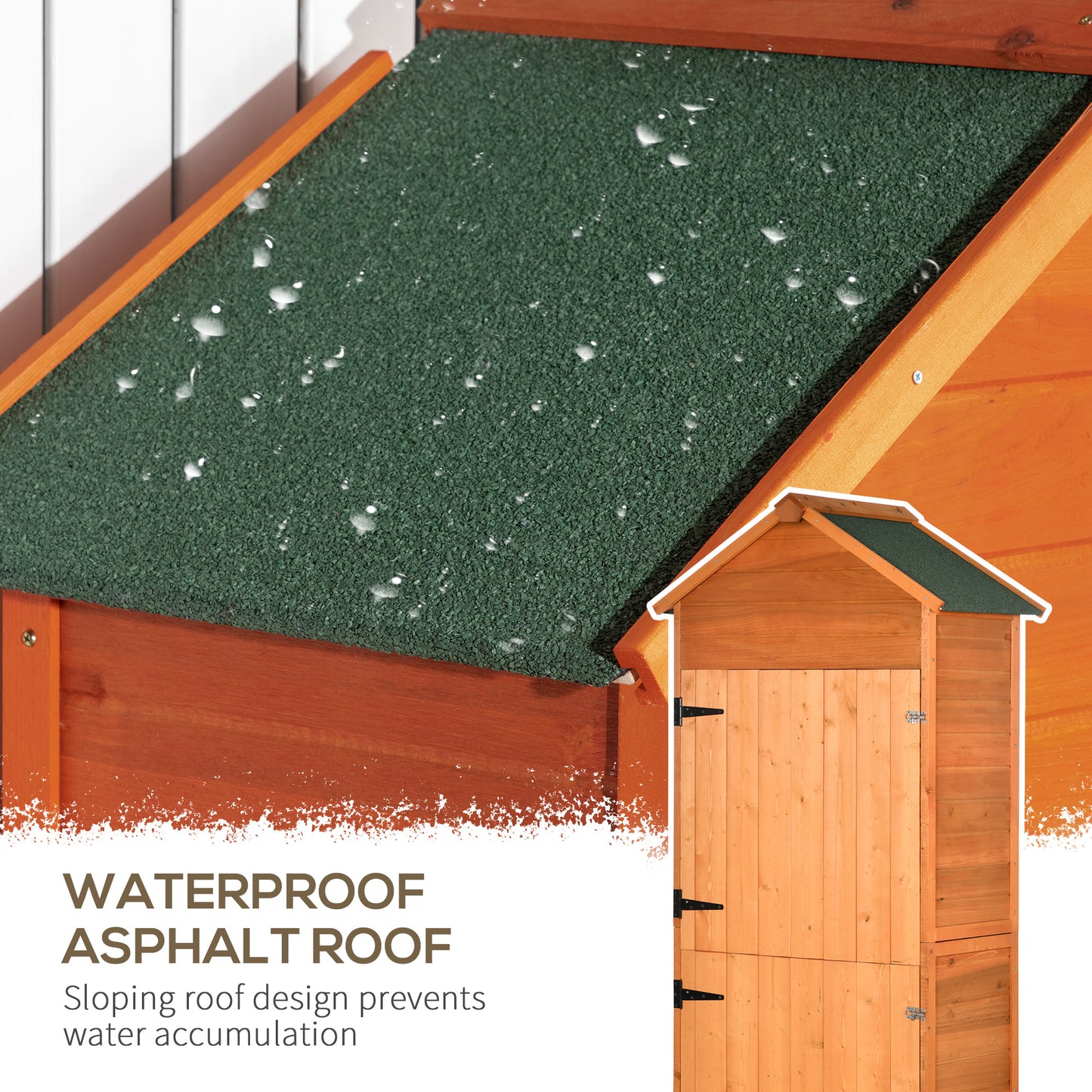 Wooden Outdoor Storage Shed
