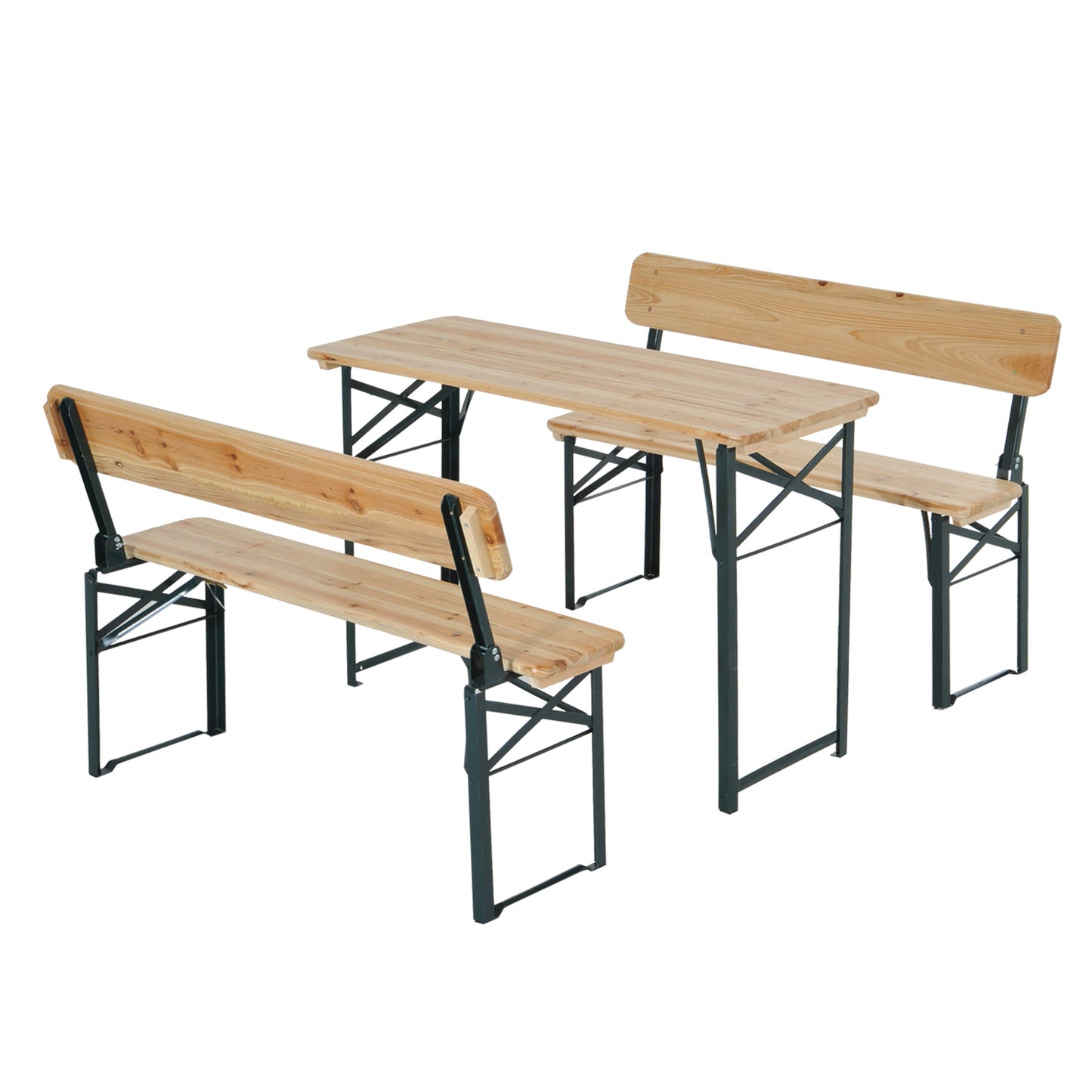 Portable Folding Camping Picnic Trestle Beer Table