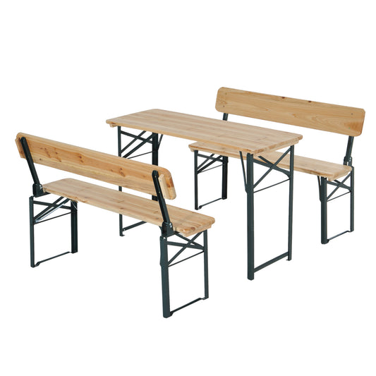 Portable Folding Camping Picnic Trestle Beer Table