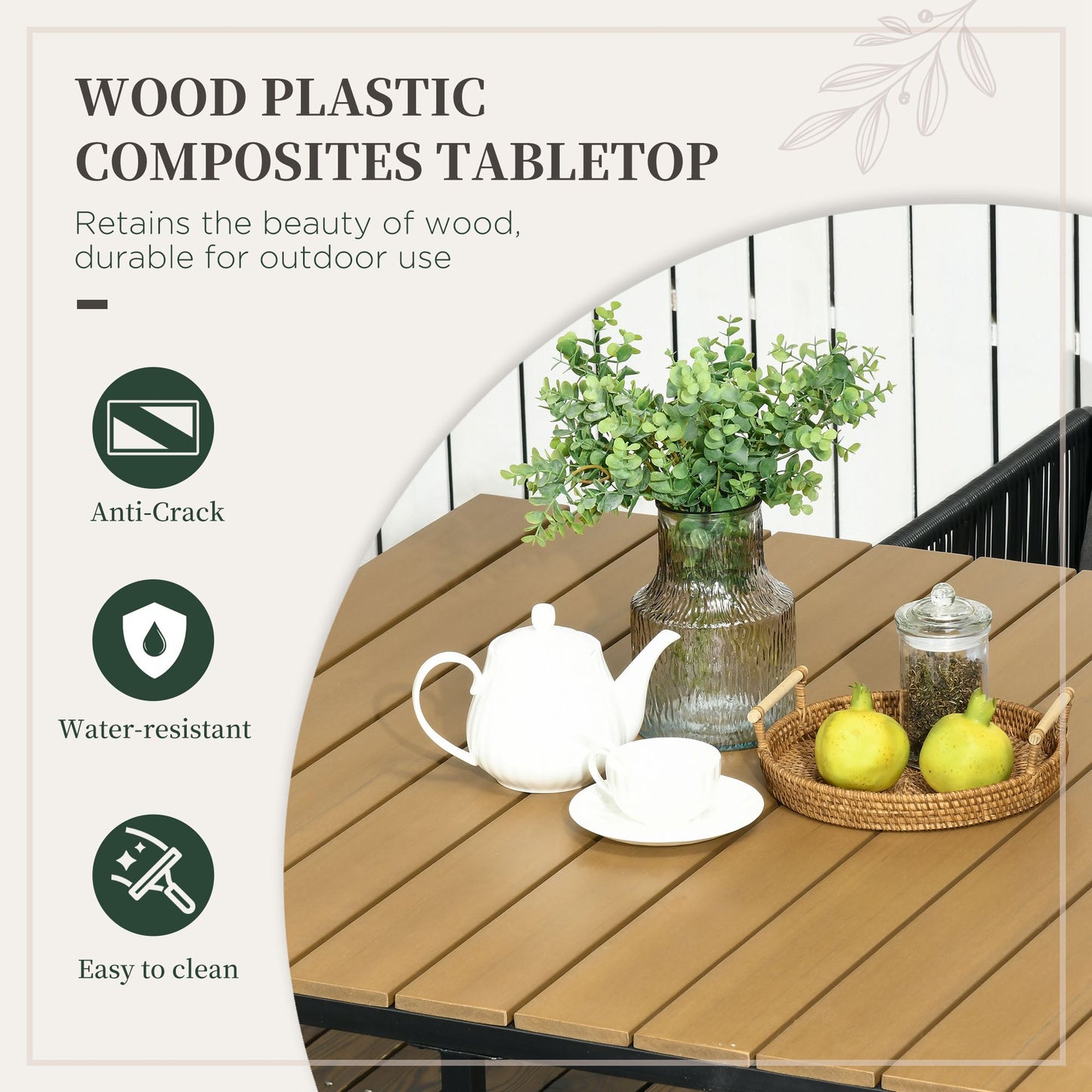 4 Seater Rattan Cube Garden Furniture Set