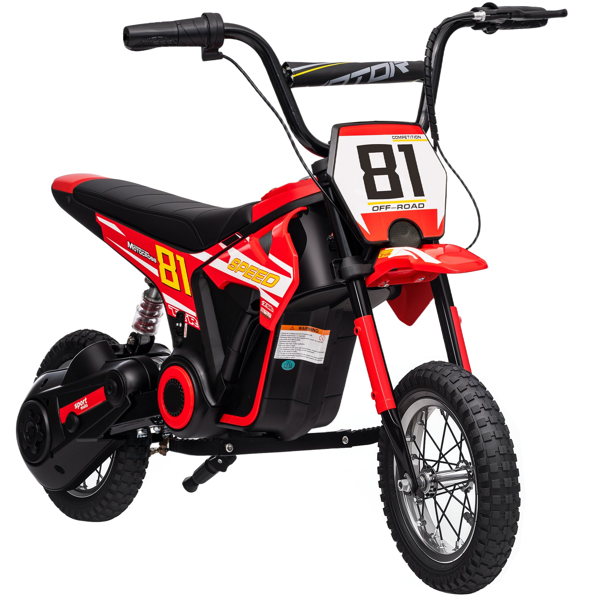 Kids Electric Motorbike 3 Gearboxes Speed Ride on Motorcycle