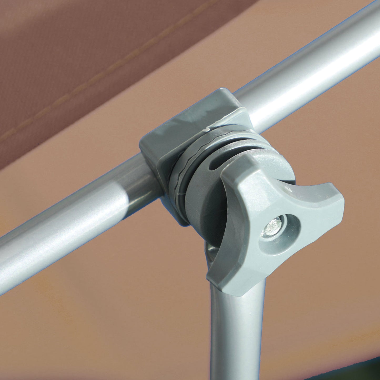 Sun Lounger, with Adjustable Face Canopy