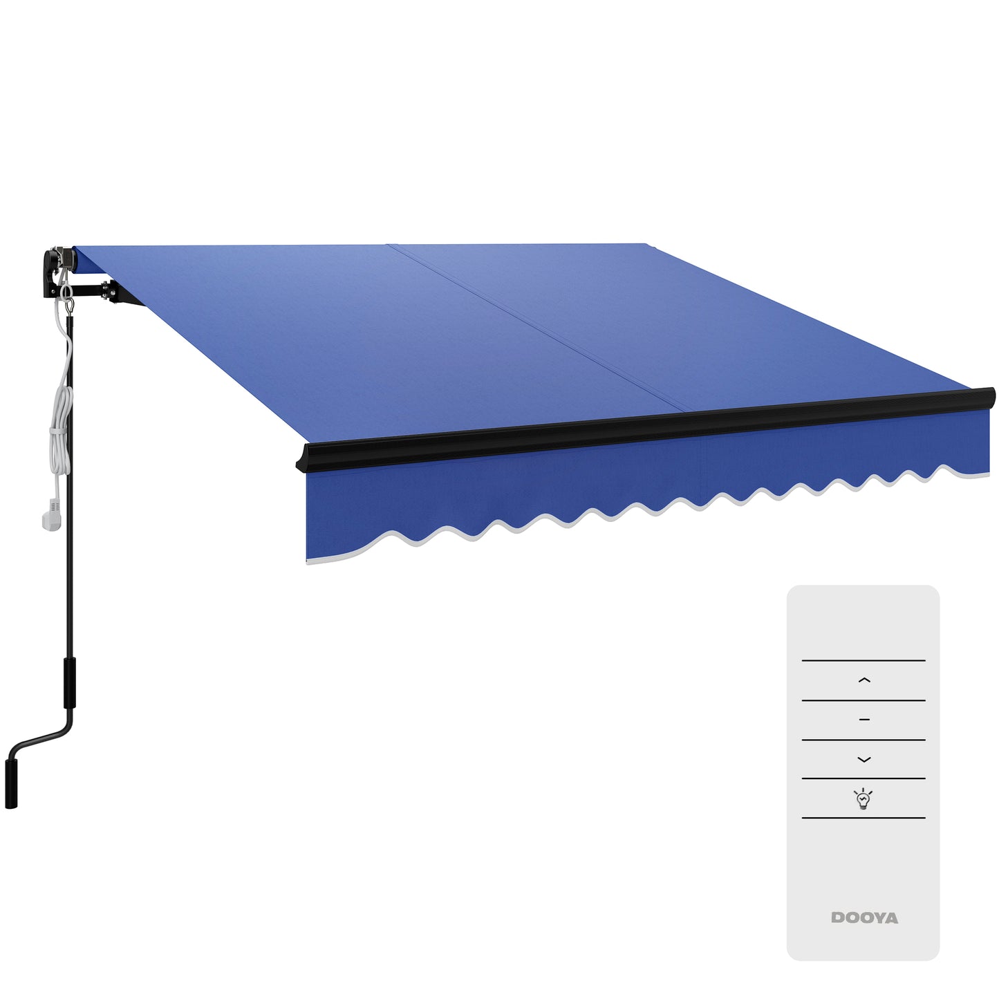 2.5 x 2m Electric Awning with LED Light and Remote Controller