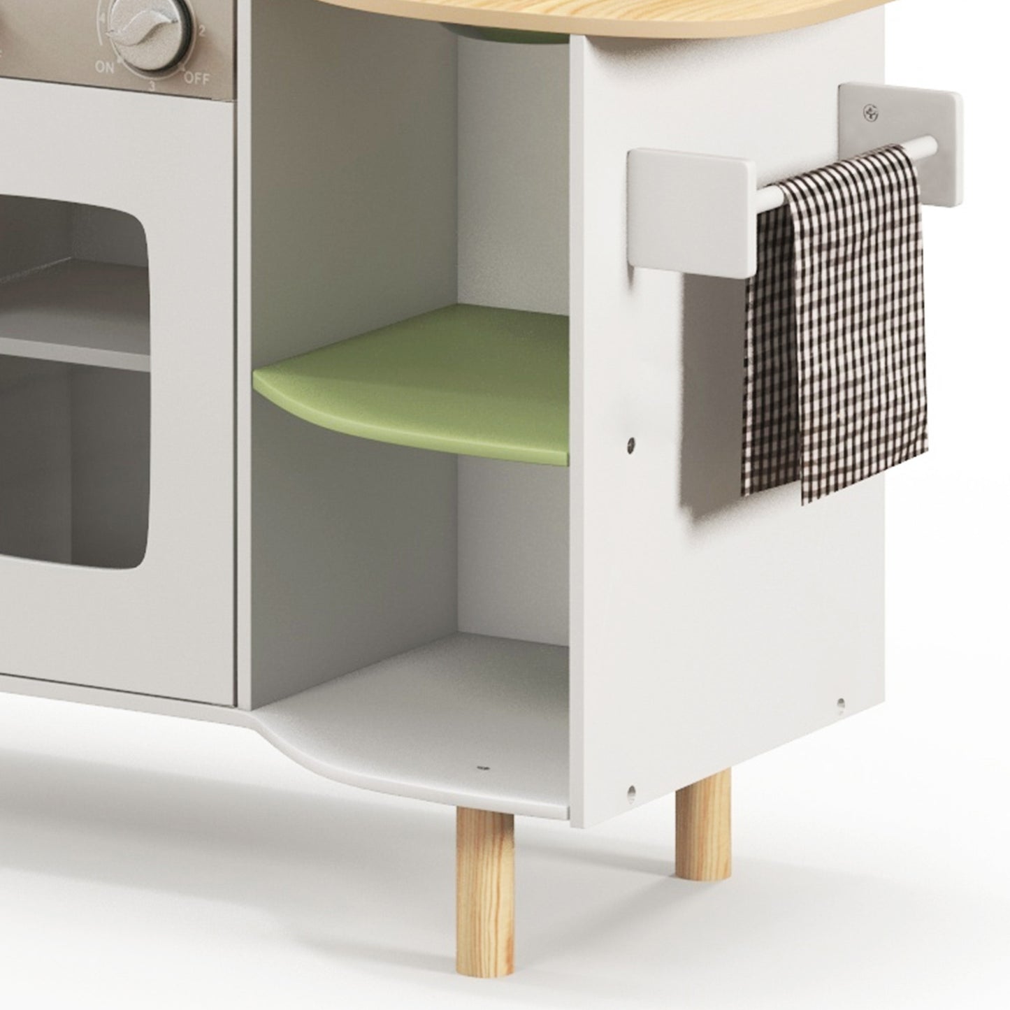 Toy Kitchen, Kids Play Kitchen, Role Playing Game with Phone