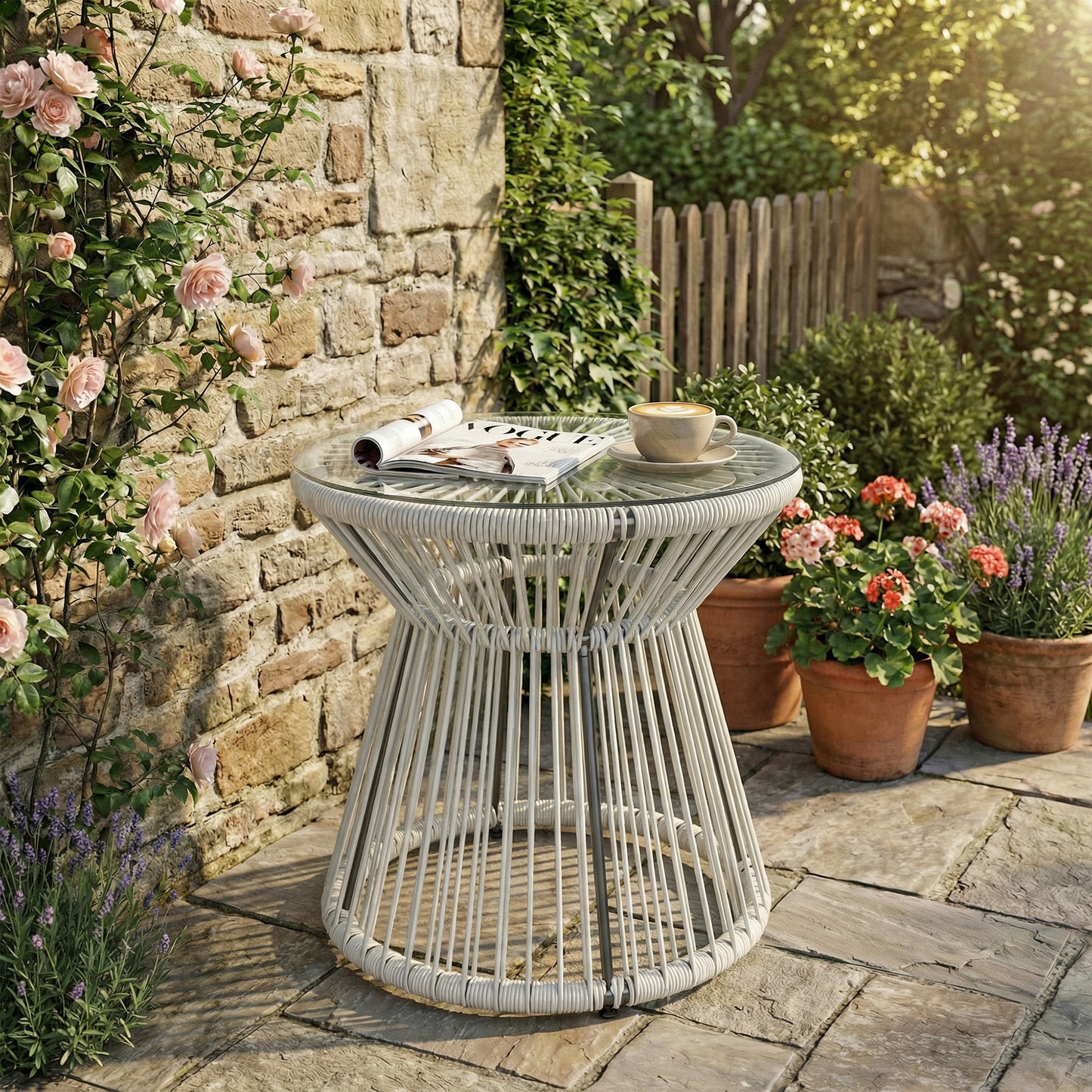 Rattan Outdoor Coffee Table (1)