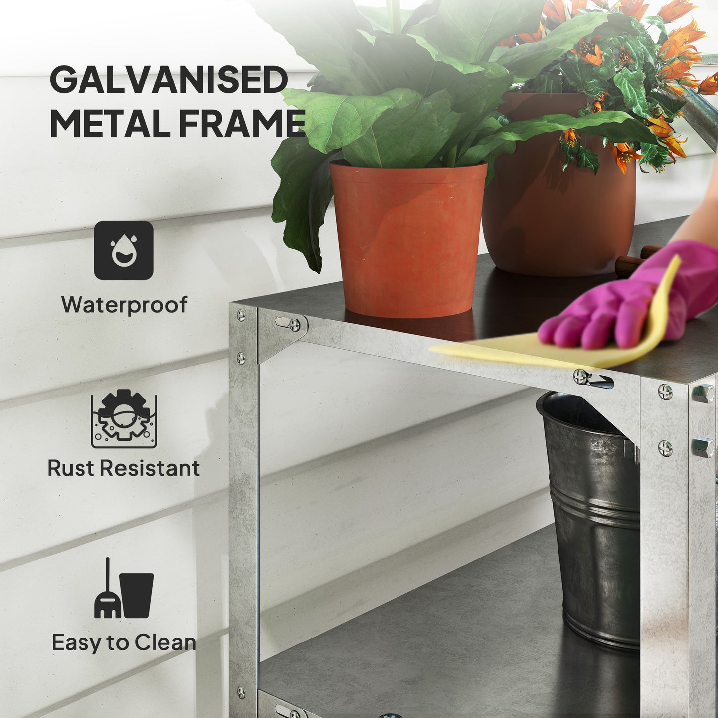 2 Tier Potting Bench Table