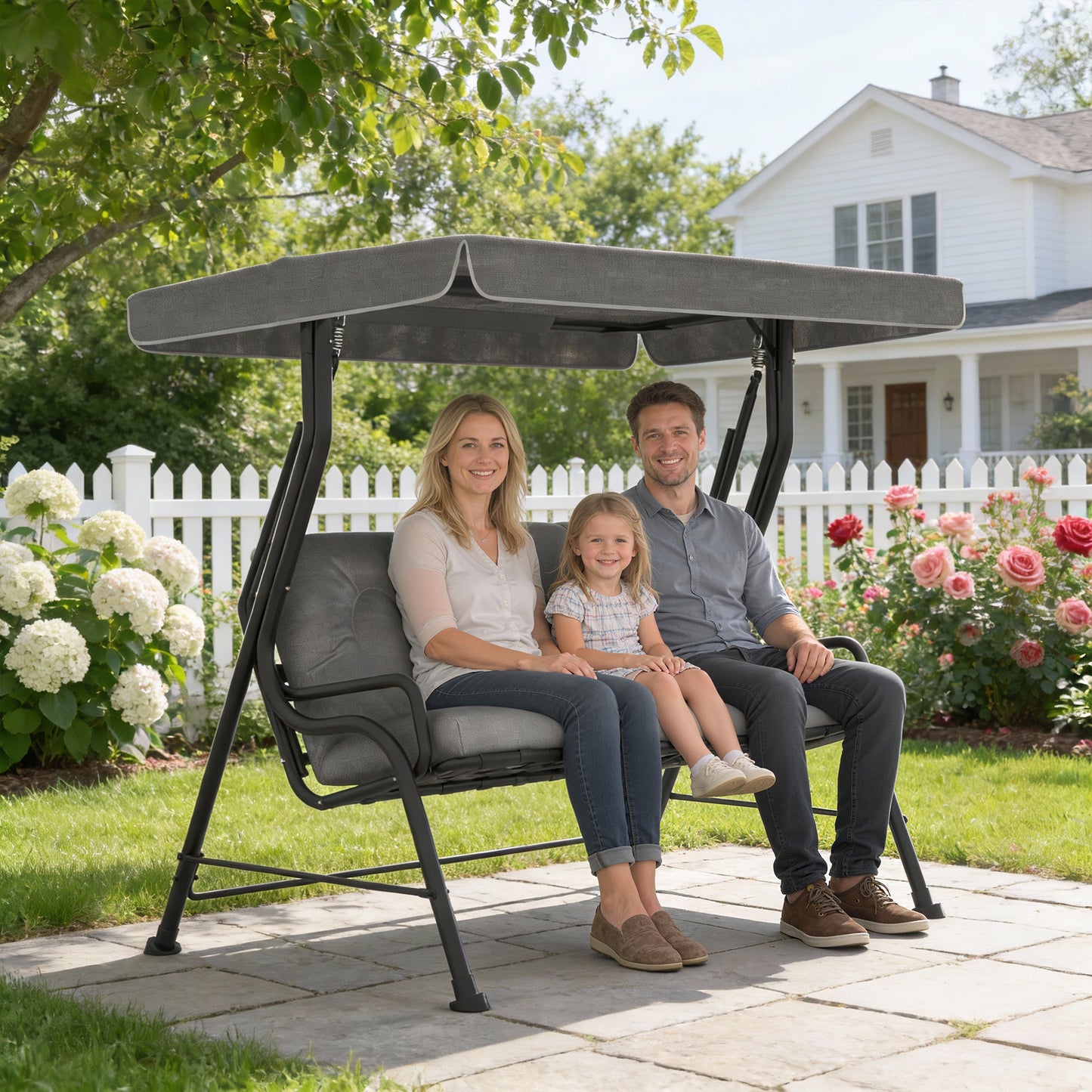 3-Seater Garden Swing Seat