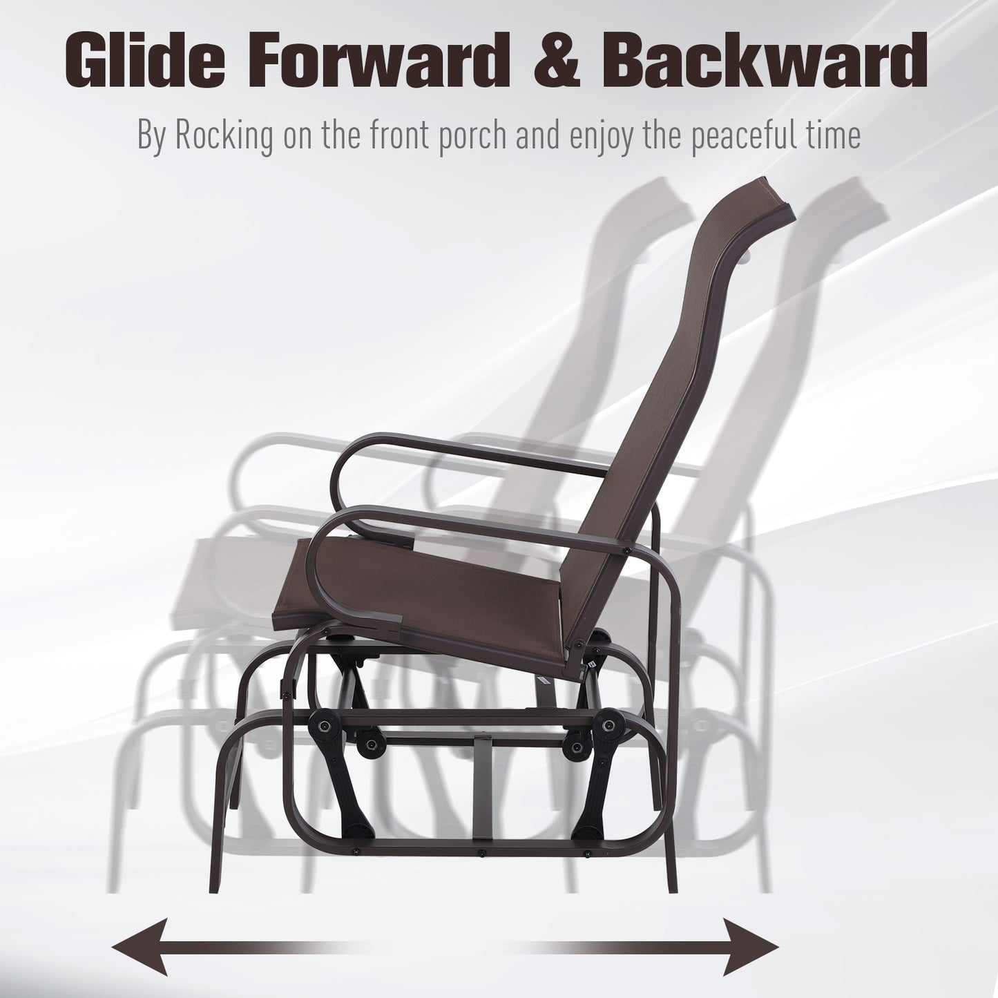 Outdoor Gliding Rocking Chair (1)