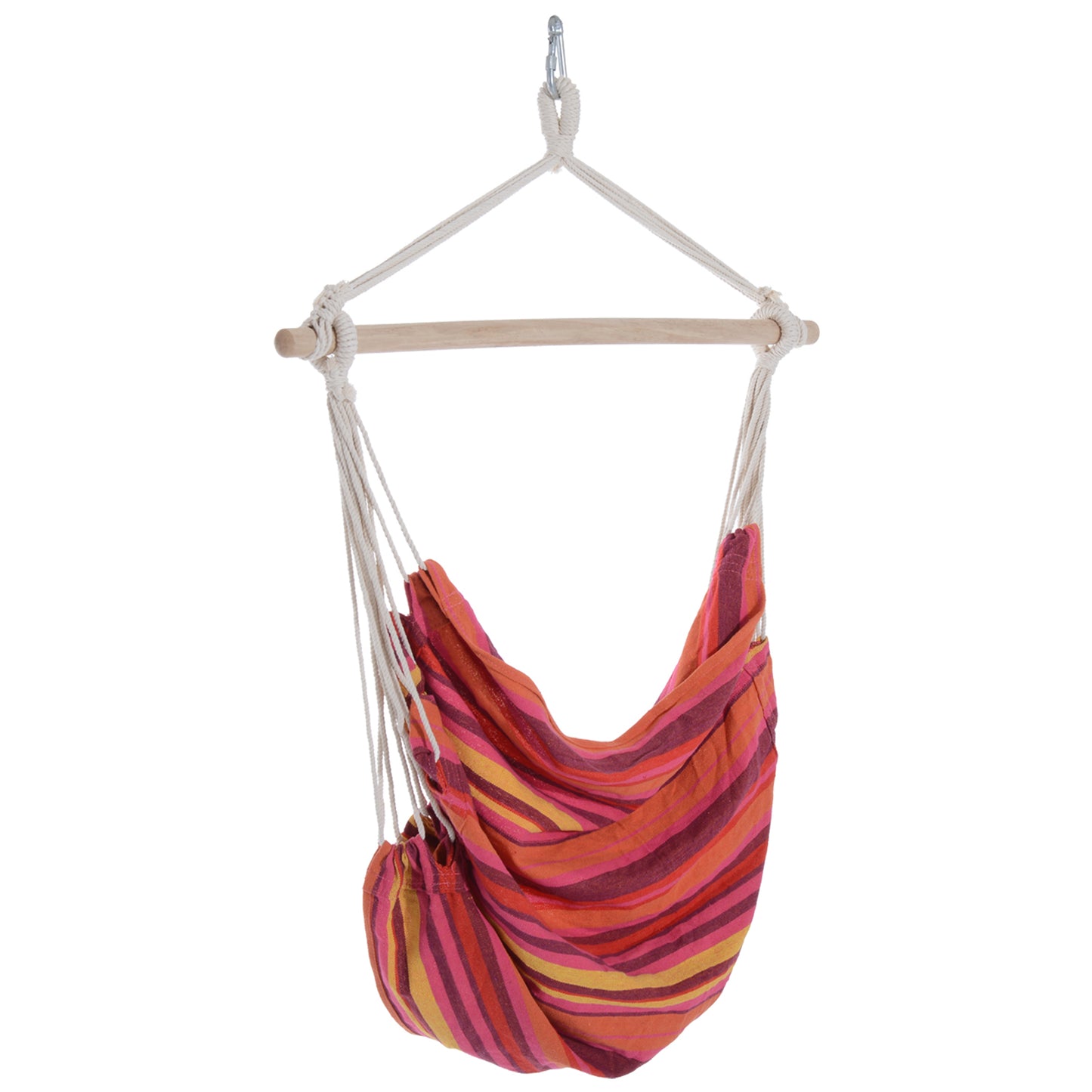 Outdoor Hanging Rope Chair with Cotton Rope