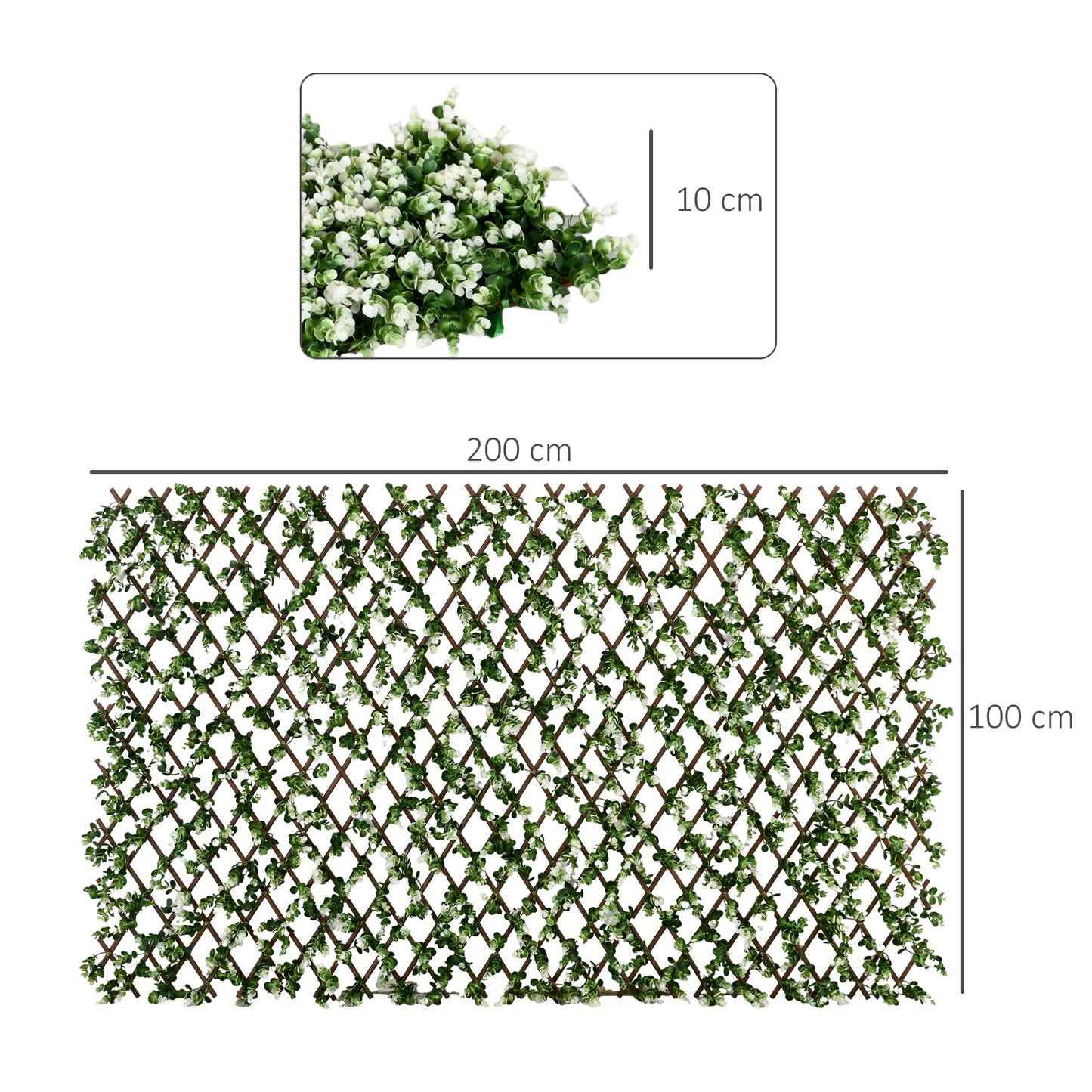 2pc Expanding Garden Trellis